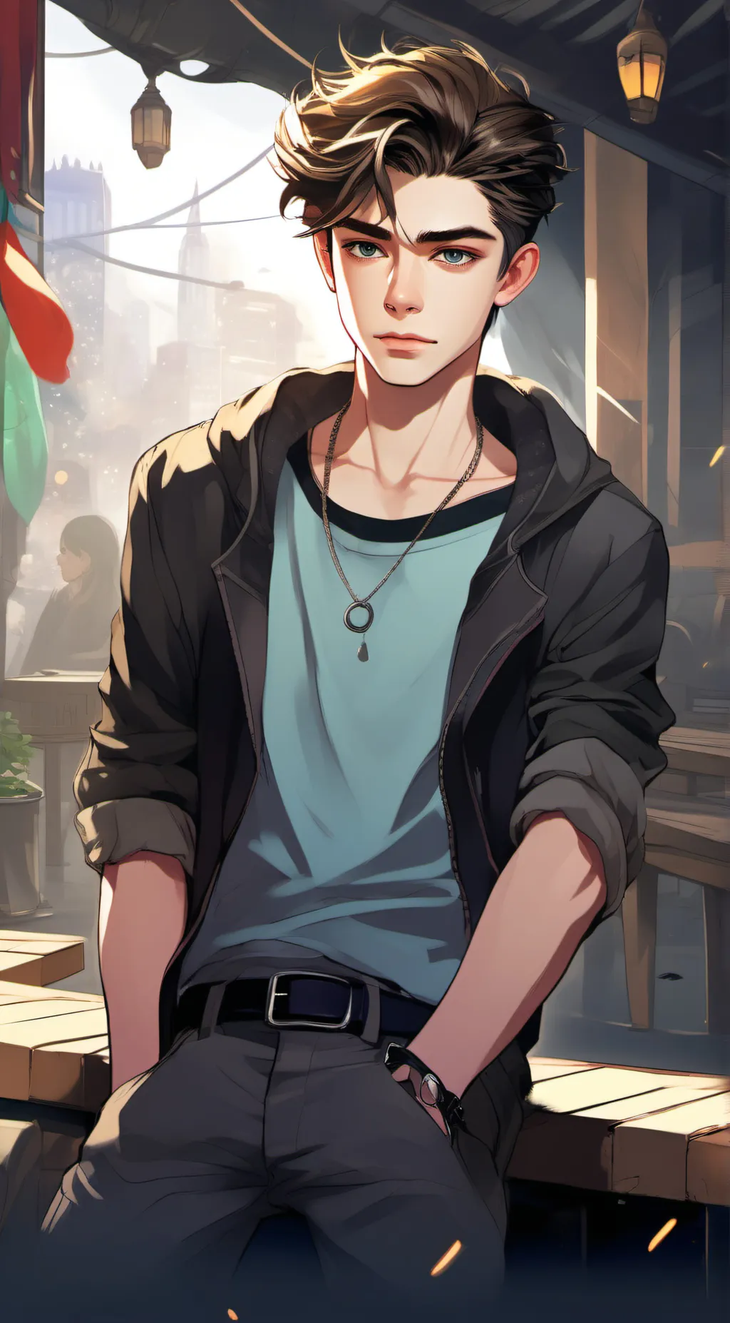 ai character: Alex background