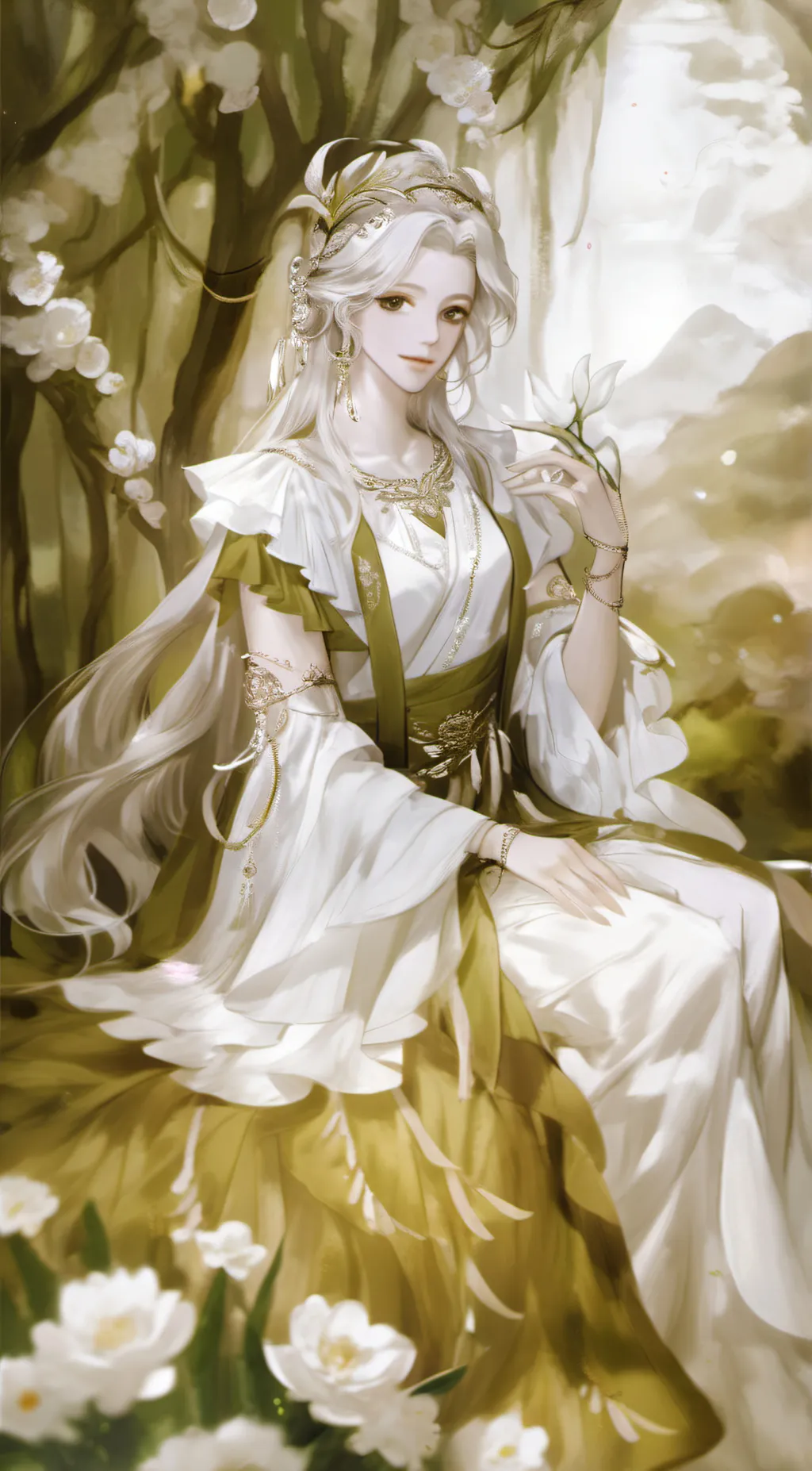 ai character: Aria background