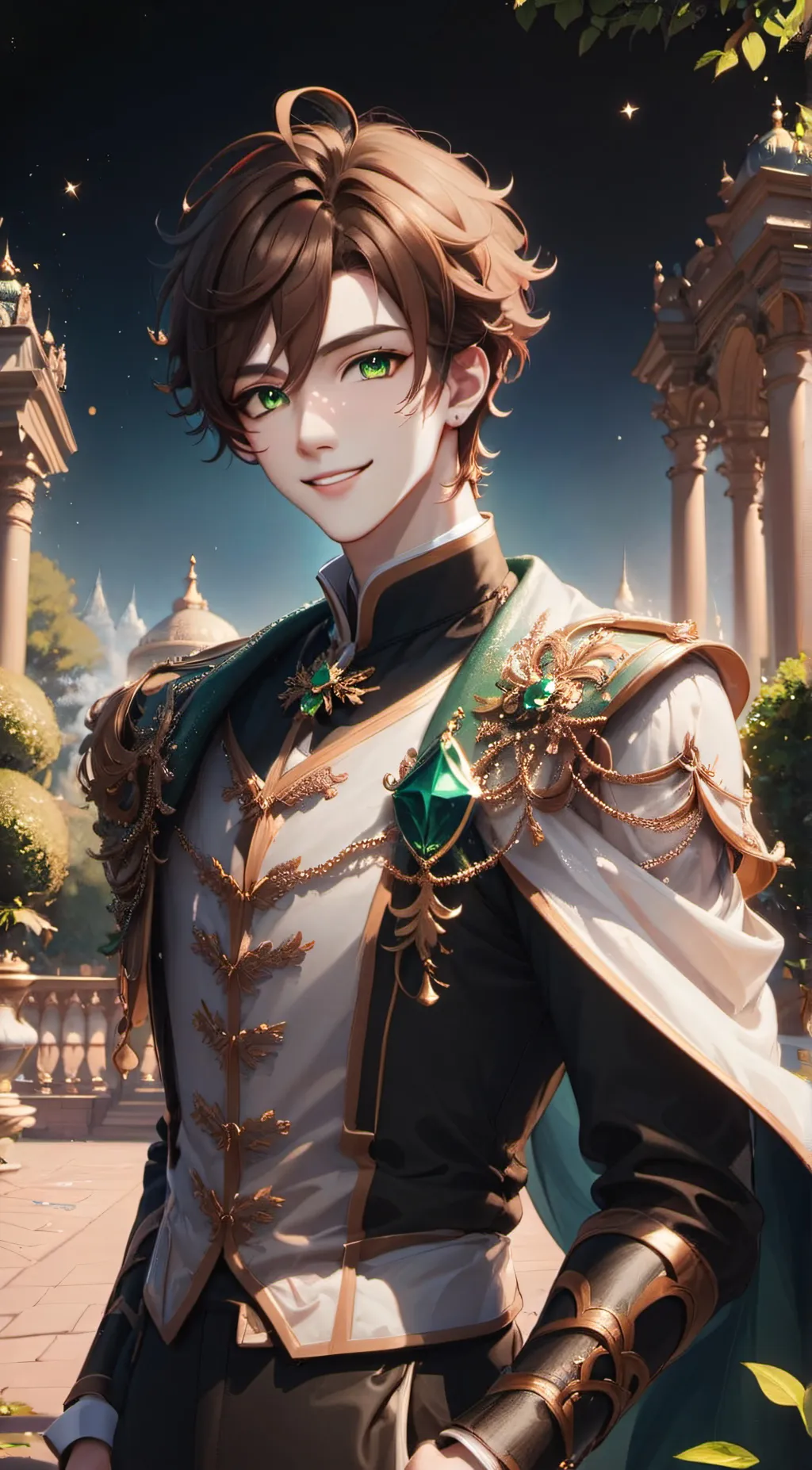 ai character: Crown prince background