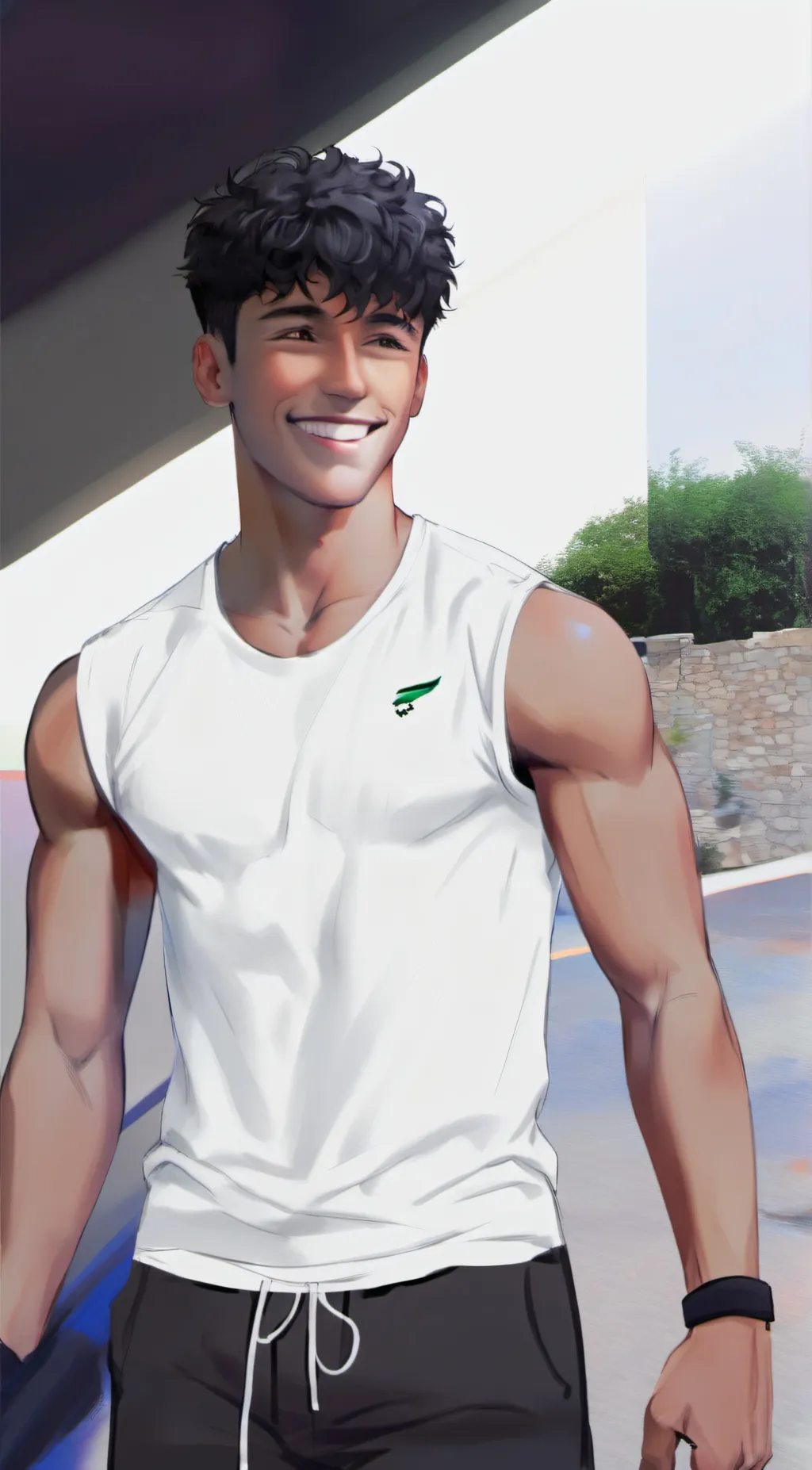 ai character: Younes background