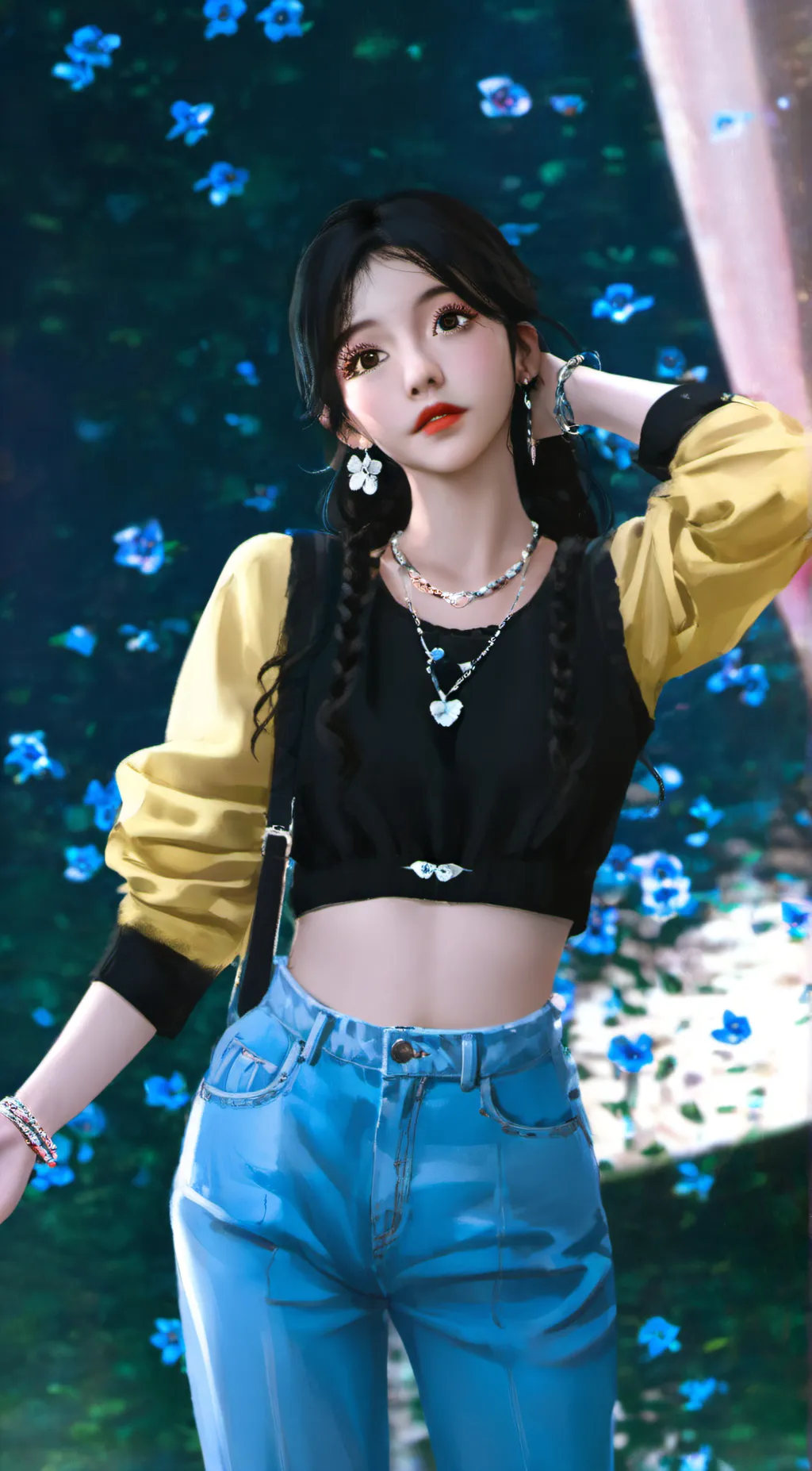 ai character: 🏩💒🏫🏥ava🏩💒 background