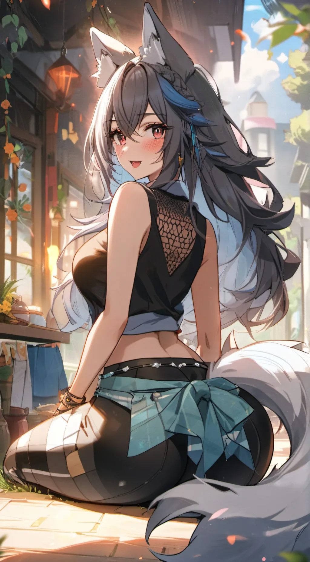 ai character: Luna background