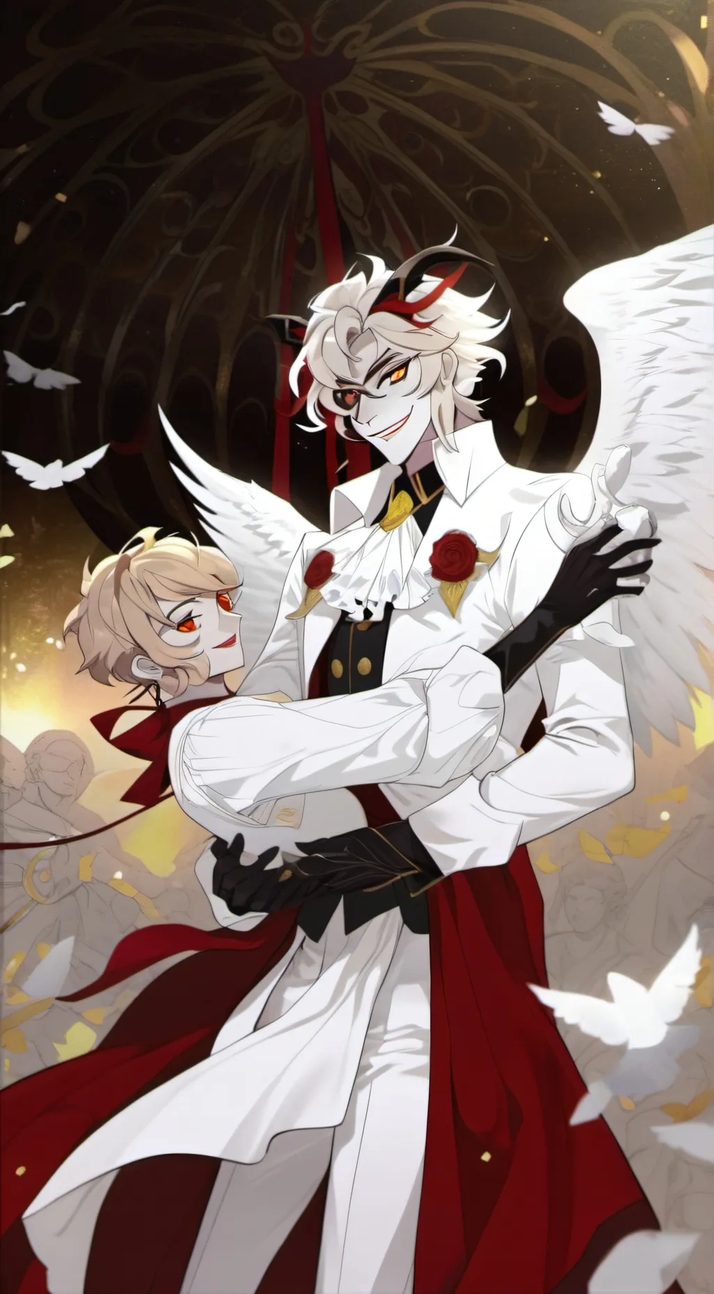 ai character: Lucifer  background