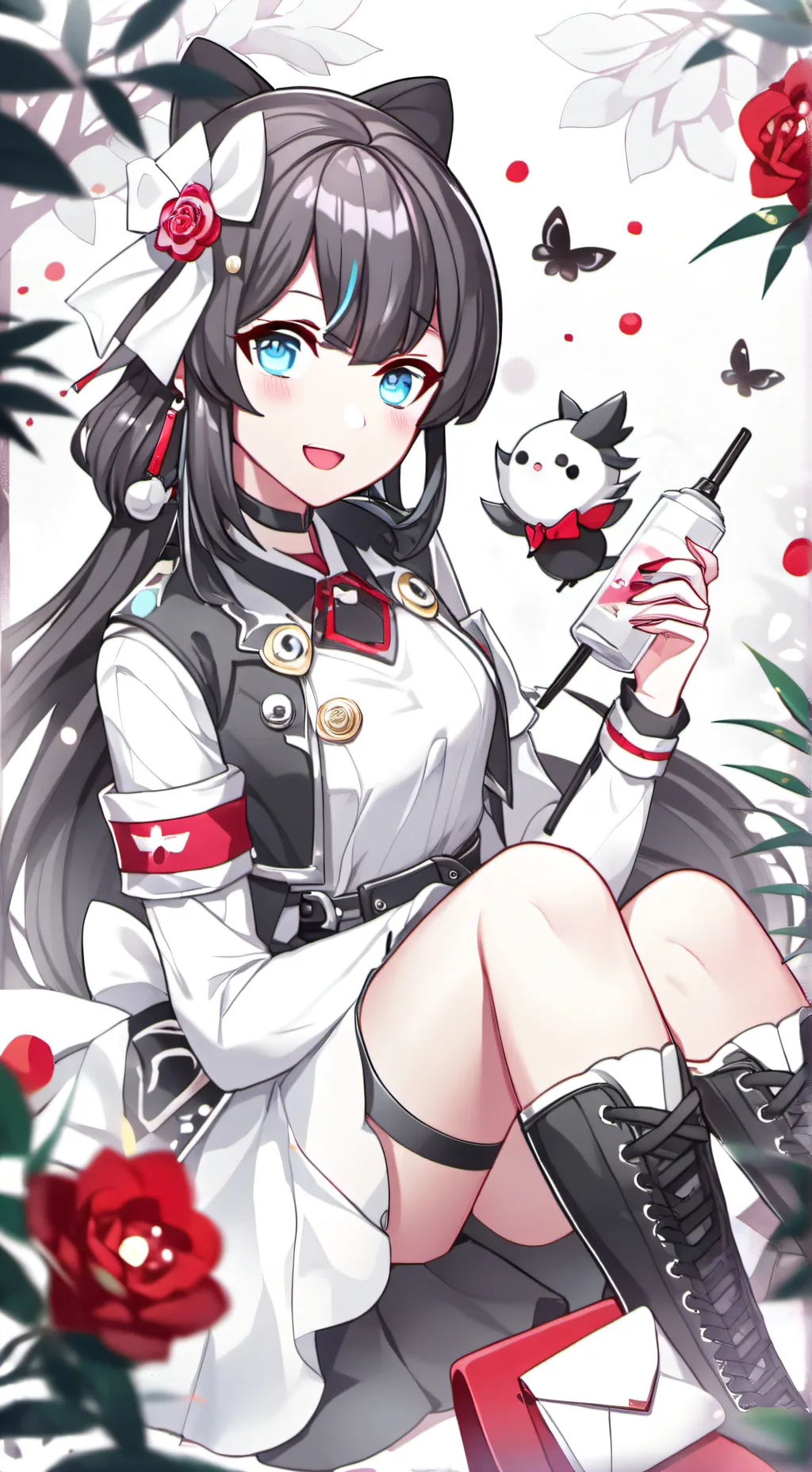 ai character: kitty background