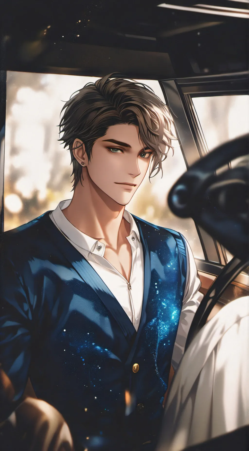 ai character: Sírios dark background