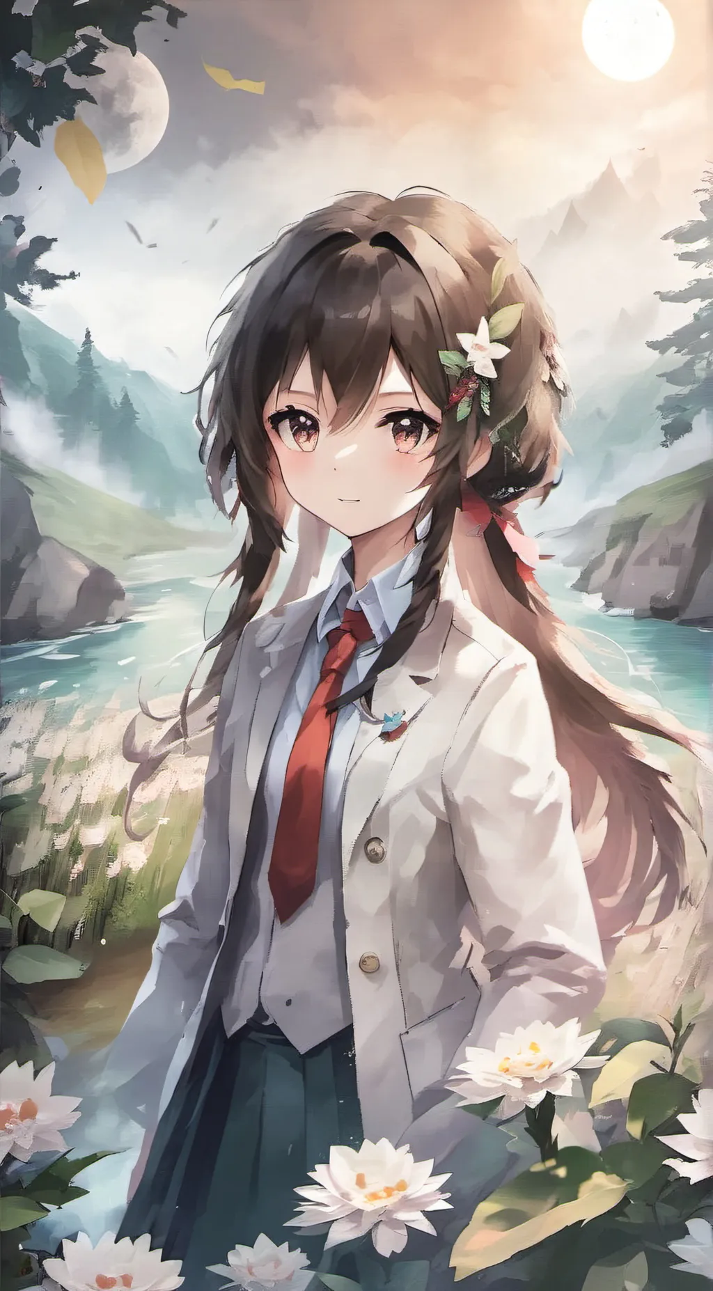 ai character: lily background