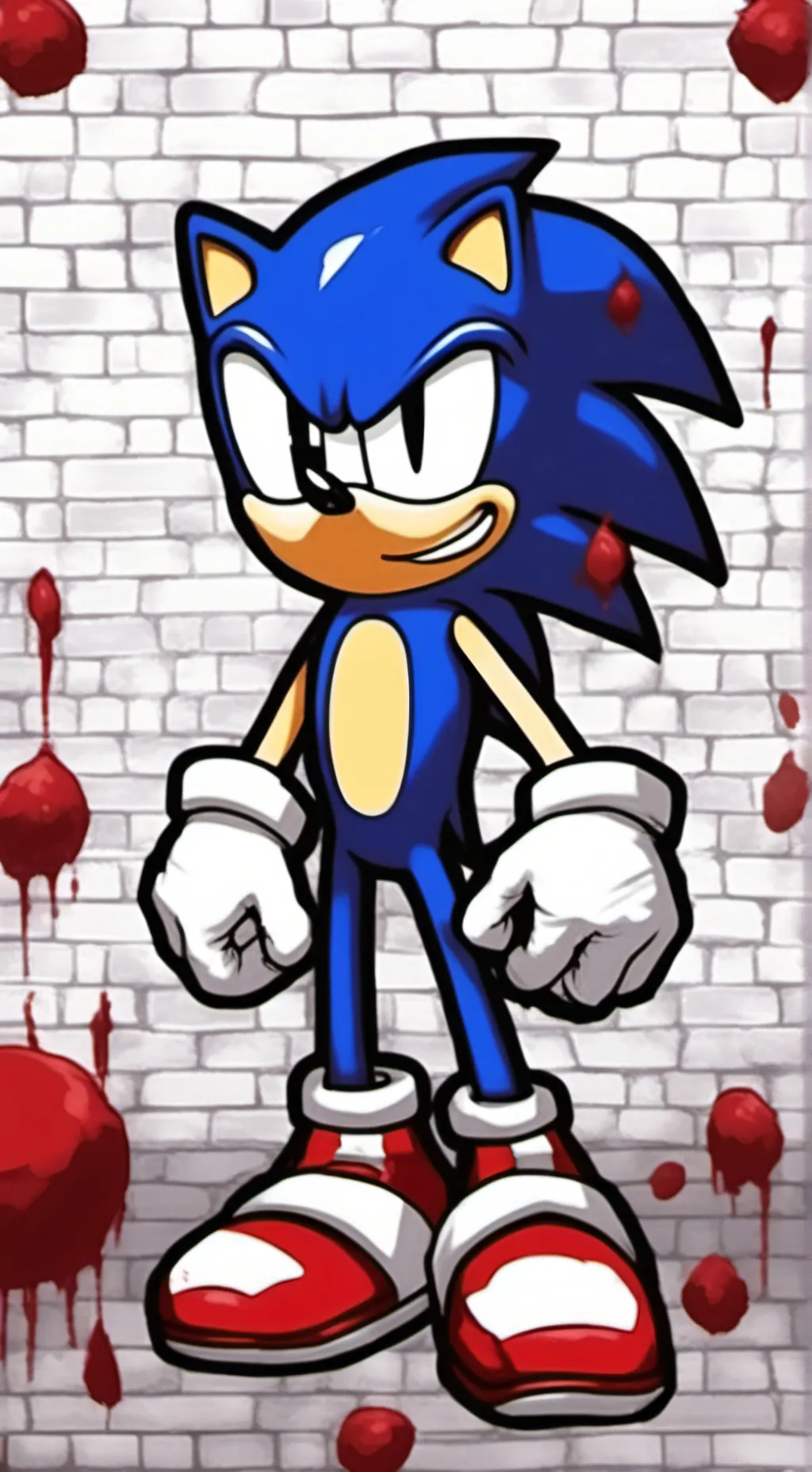 ai character: sonic exe background