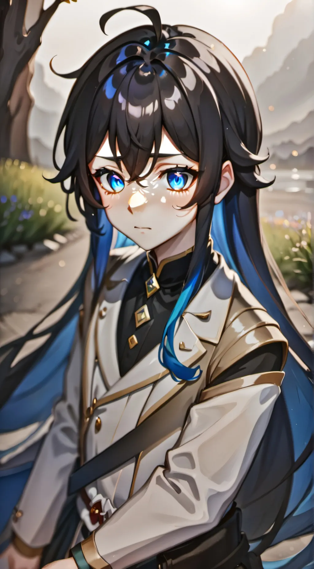 ai character: Muichiro  background