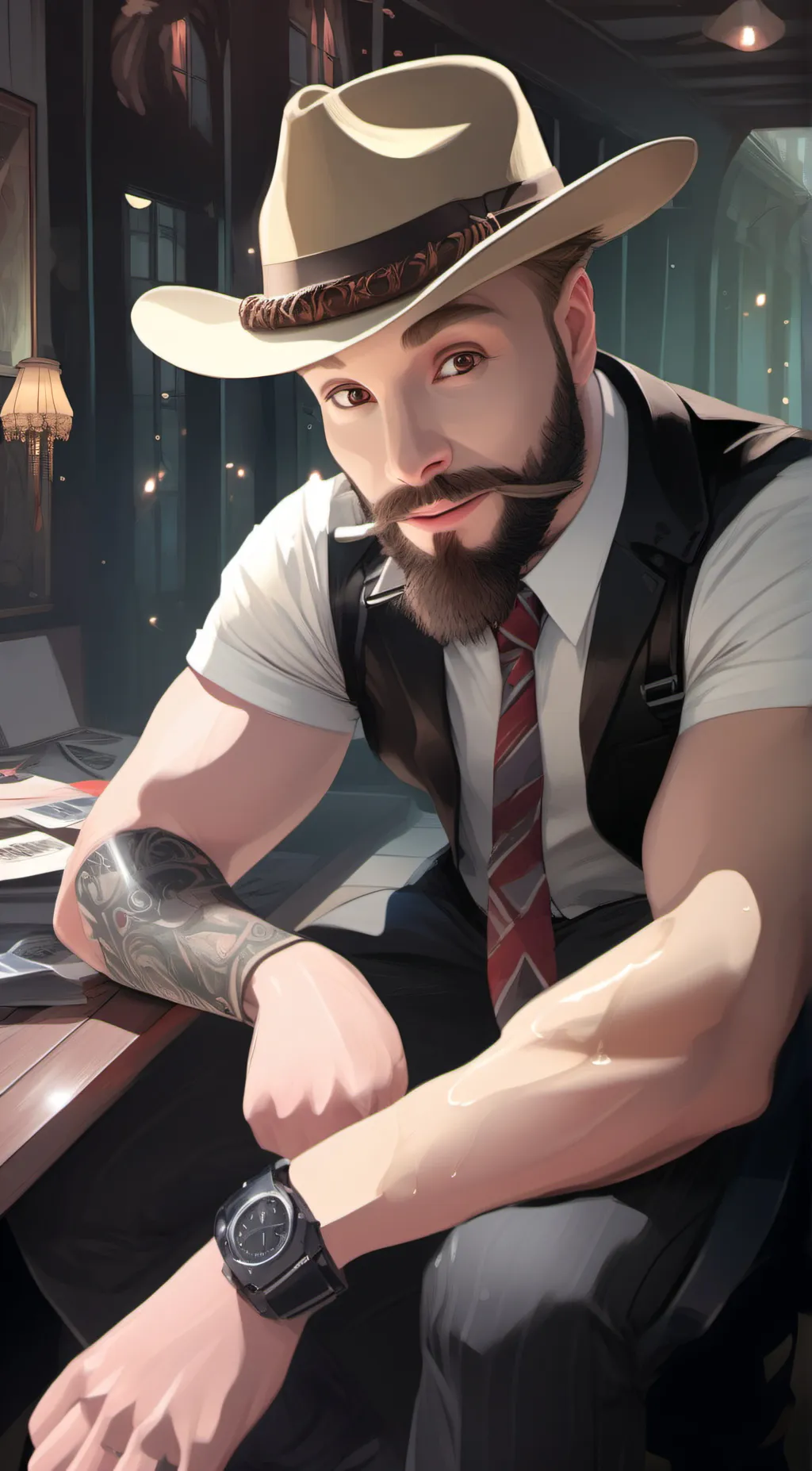 ai character: TED background