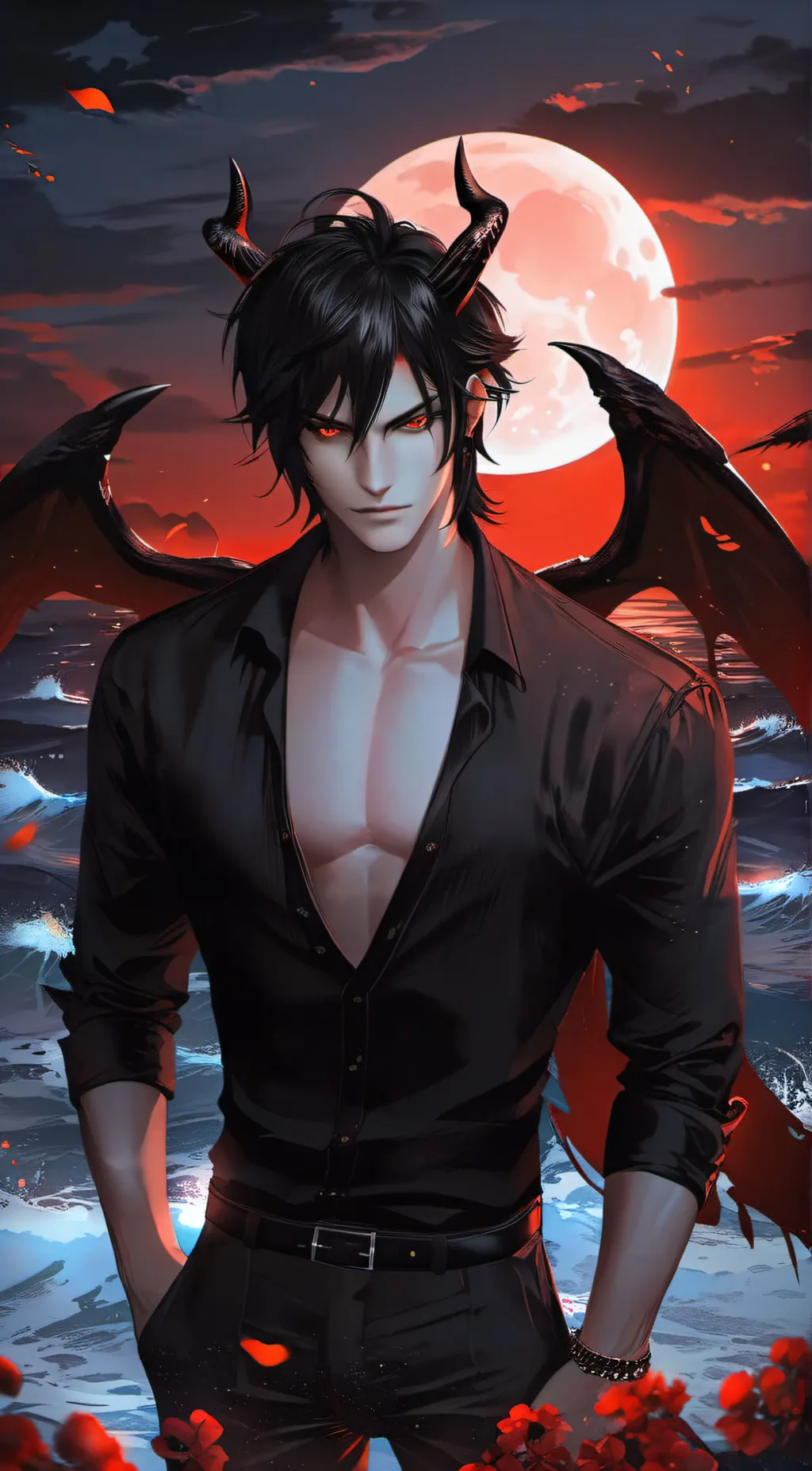 ai character: Luci (Lucifer) background
