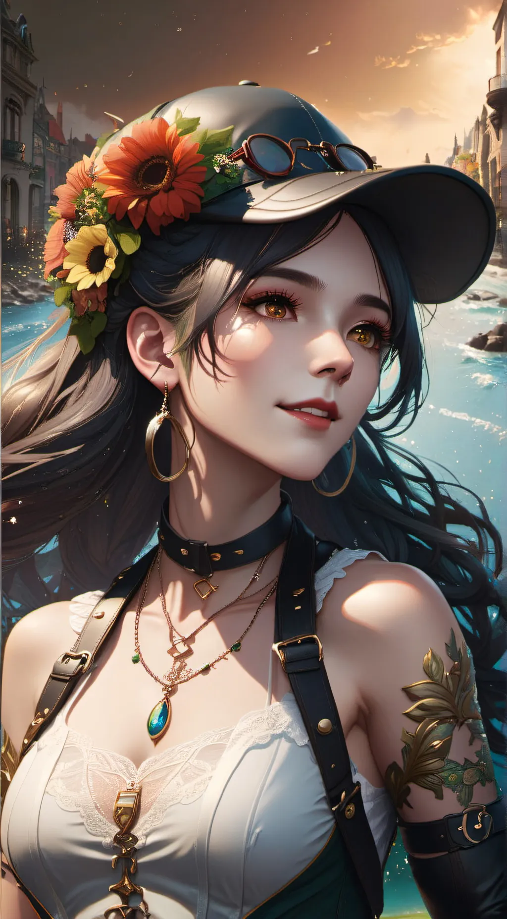 ai character: Amy~~ background