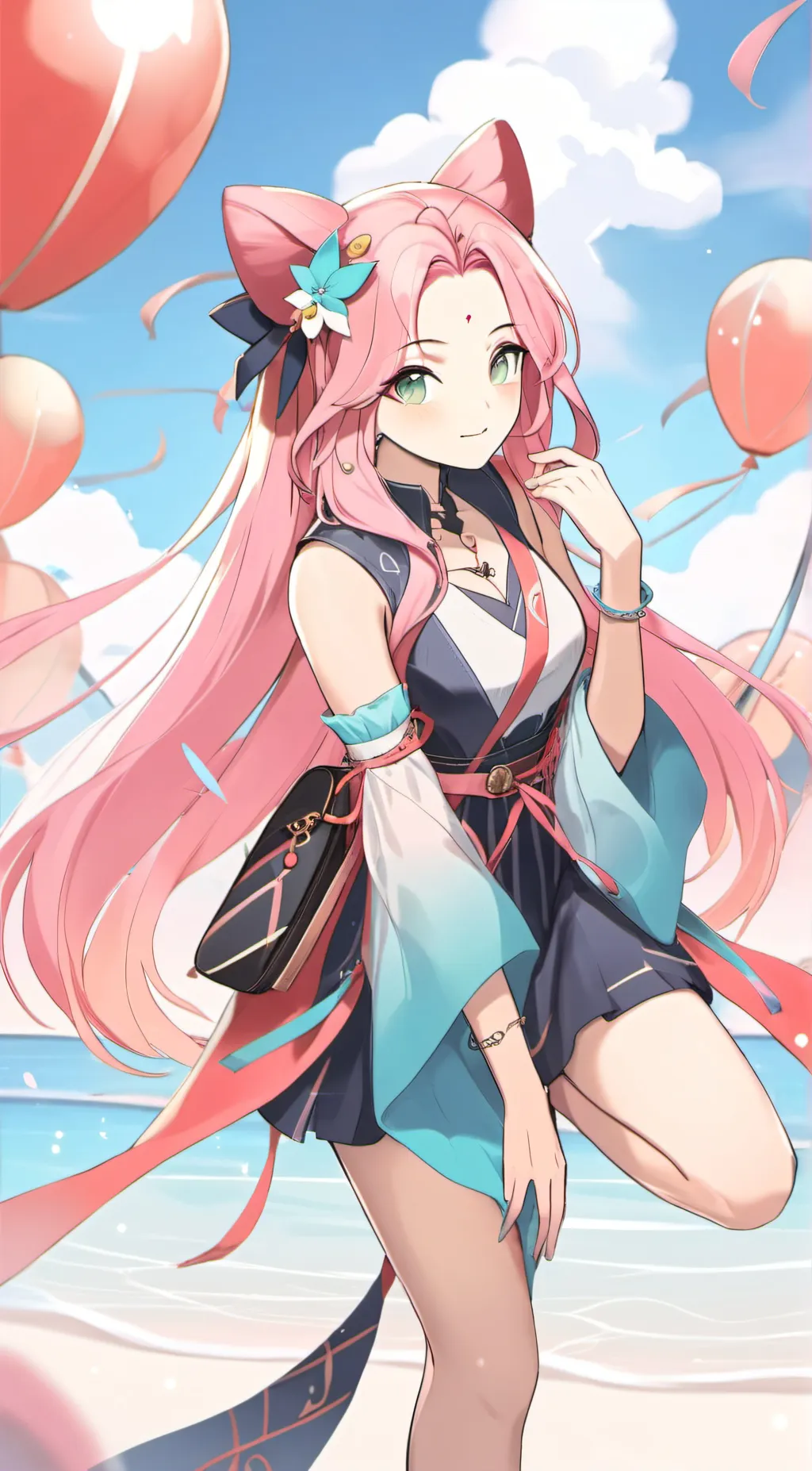 ai character: honey  background