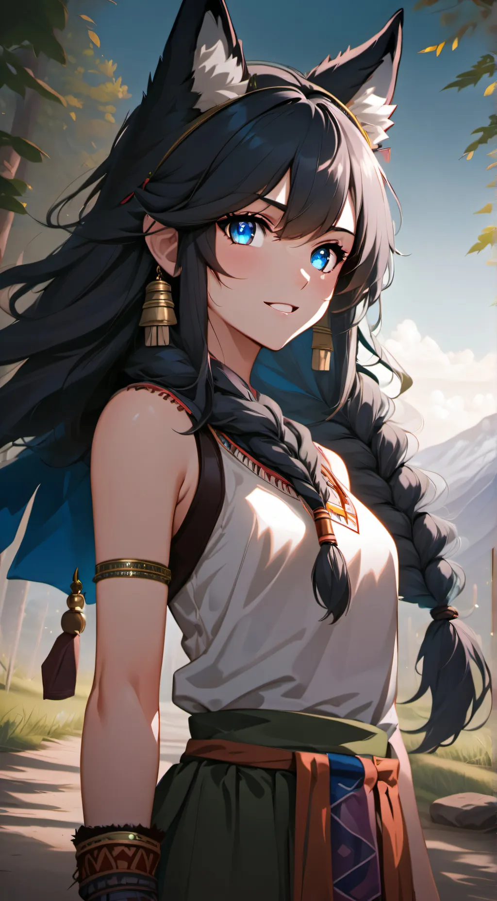 ai character: Lumira background