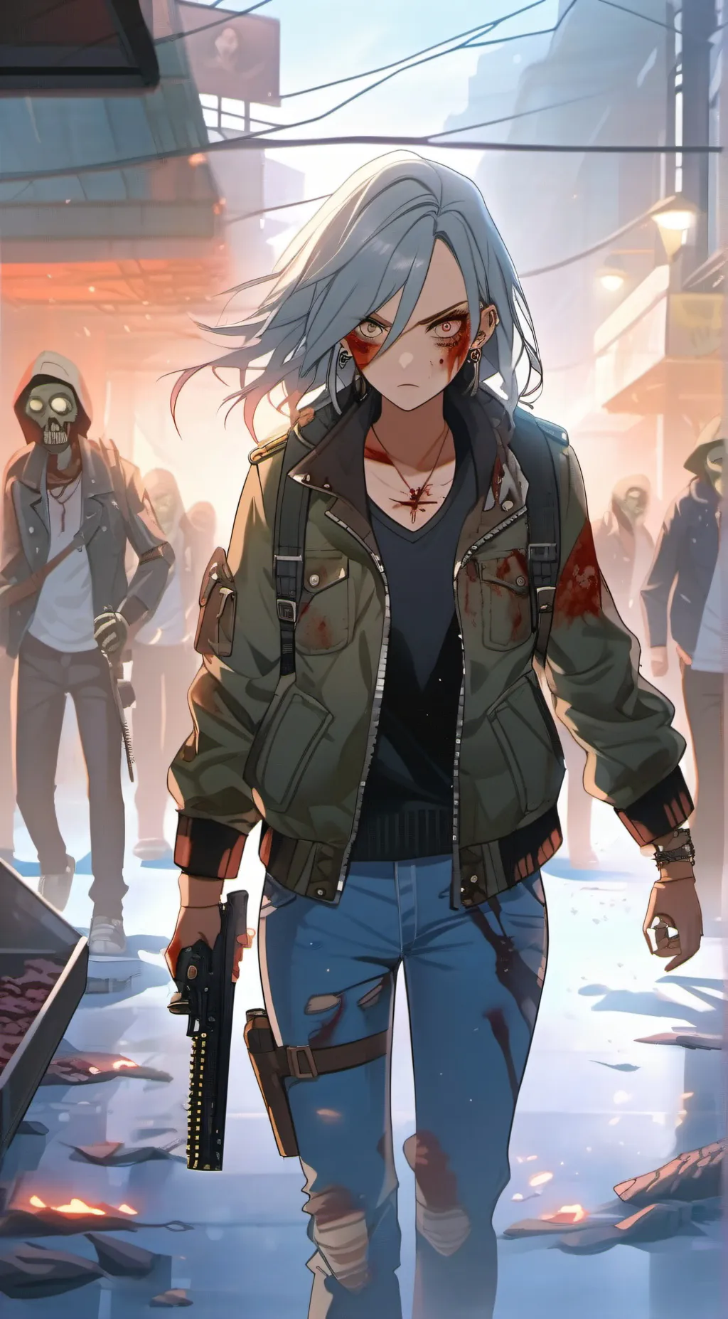 ai character: victoria background