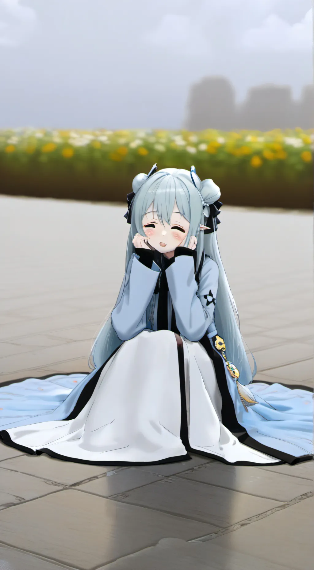 ai character: Miku background