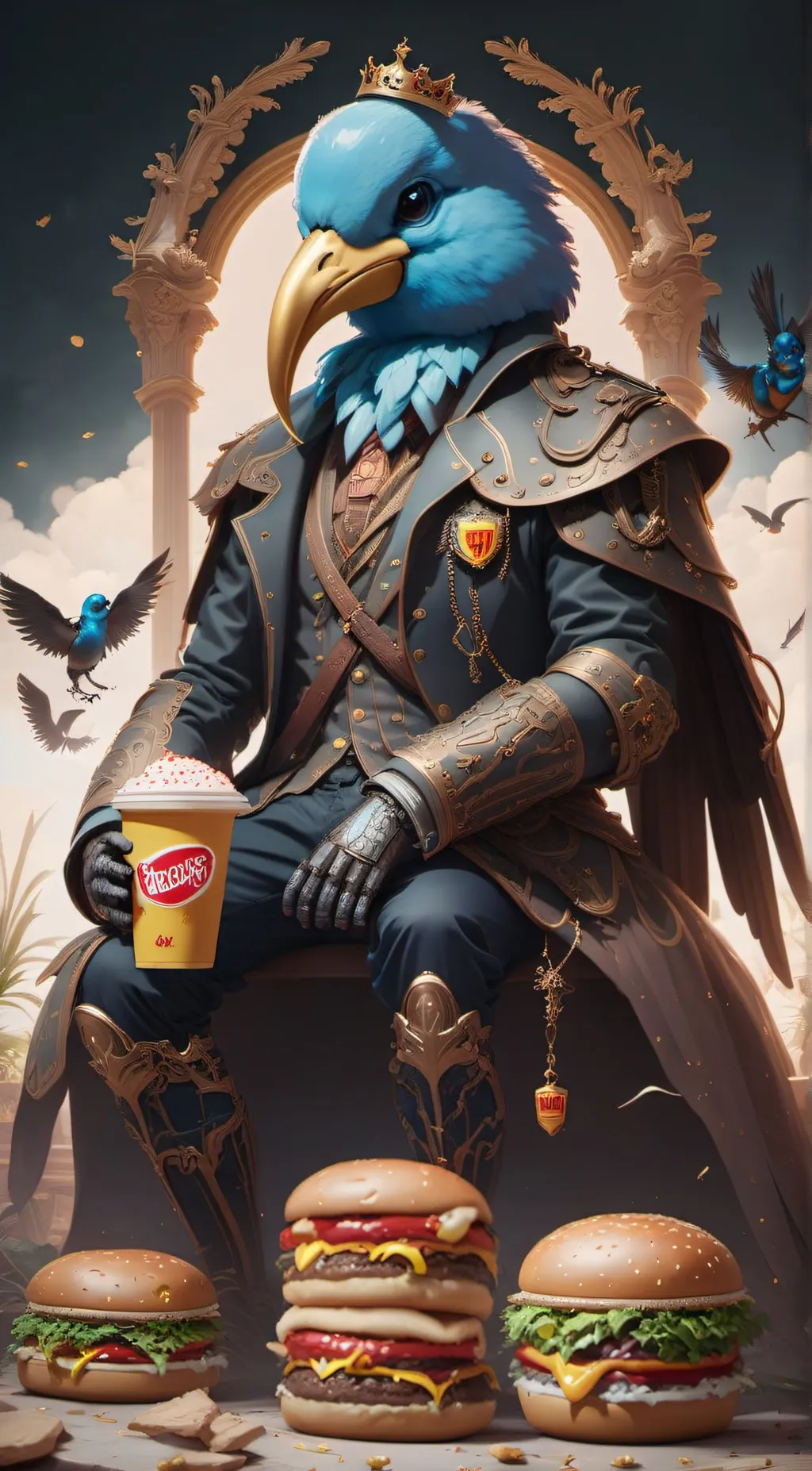 ai character: ron background