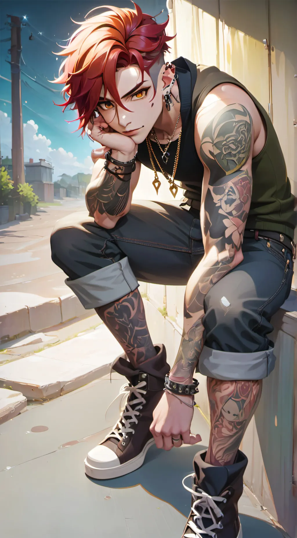 ai character: Jake background