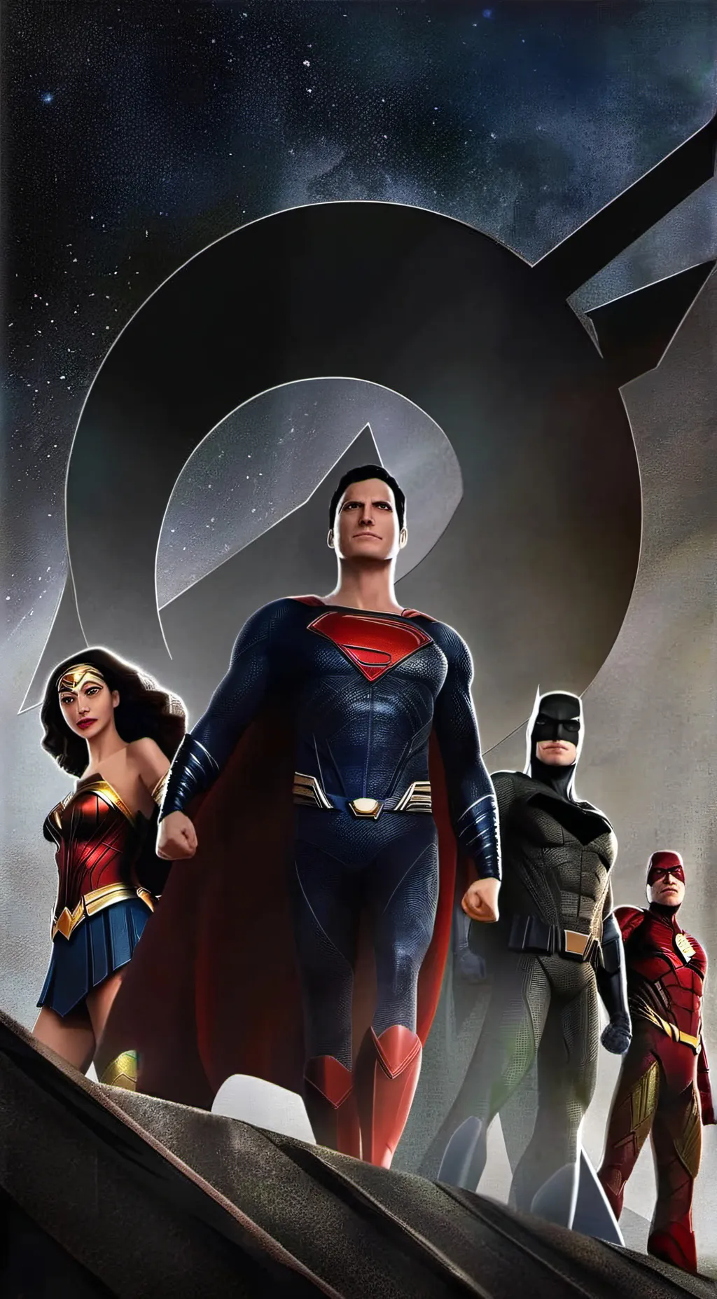 ai character: justice league  background