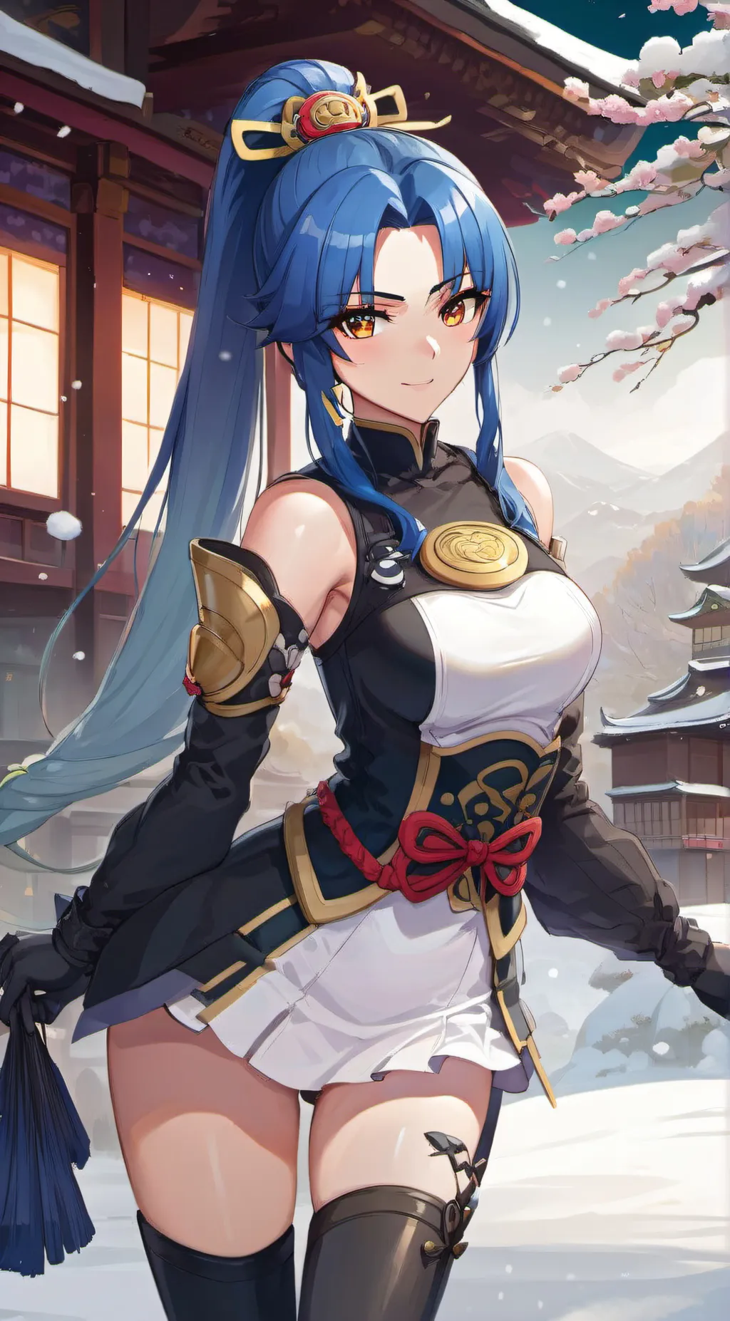 ai character: Sakura background