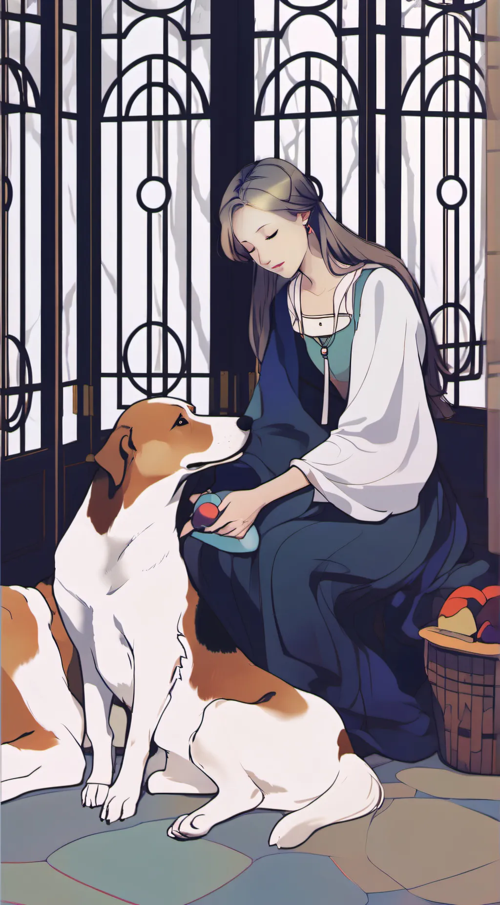 ai character: Jade background