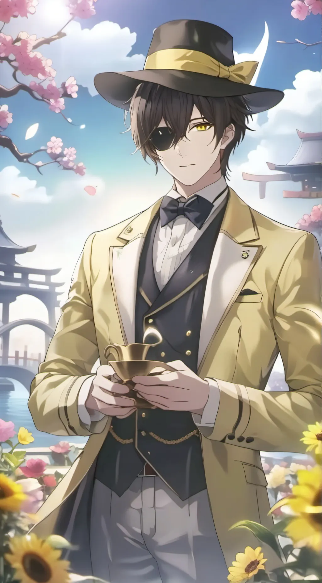 ai character: Bill Cipher background