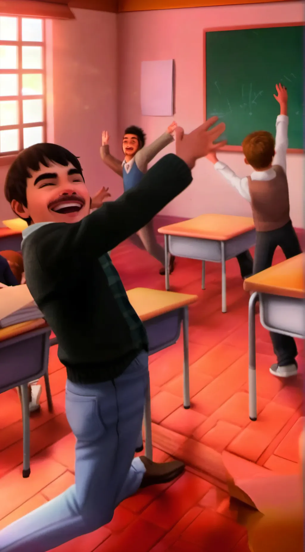 ai character: My classroom background