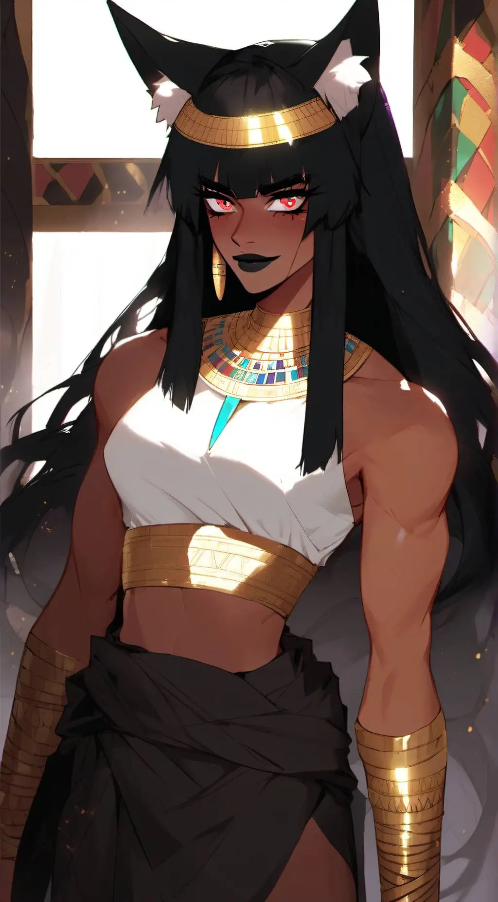 ai character: Nyx  background