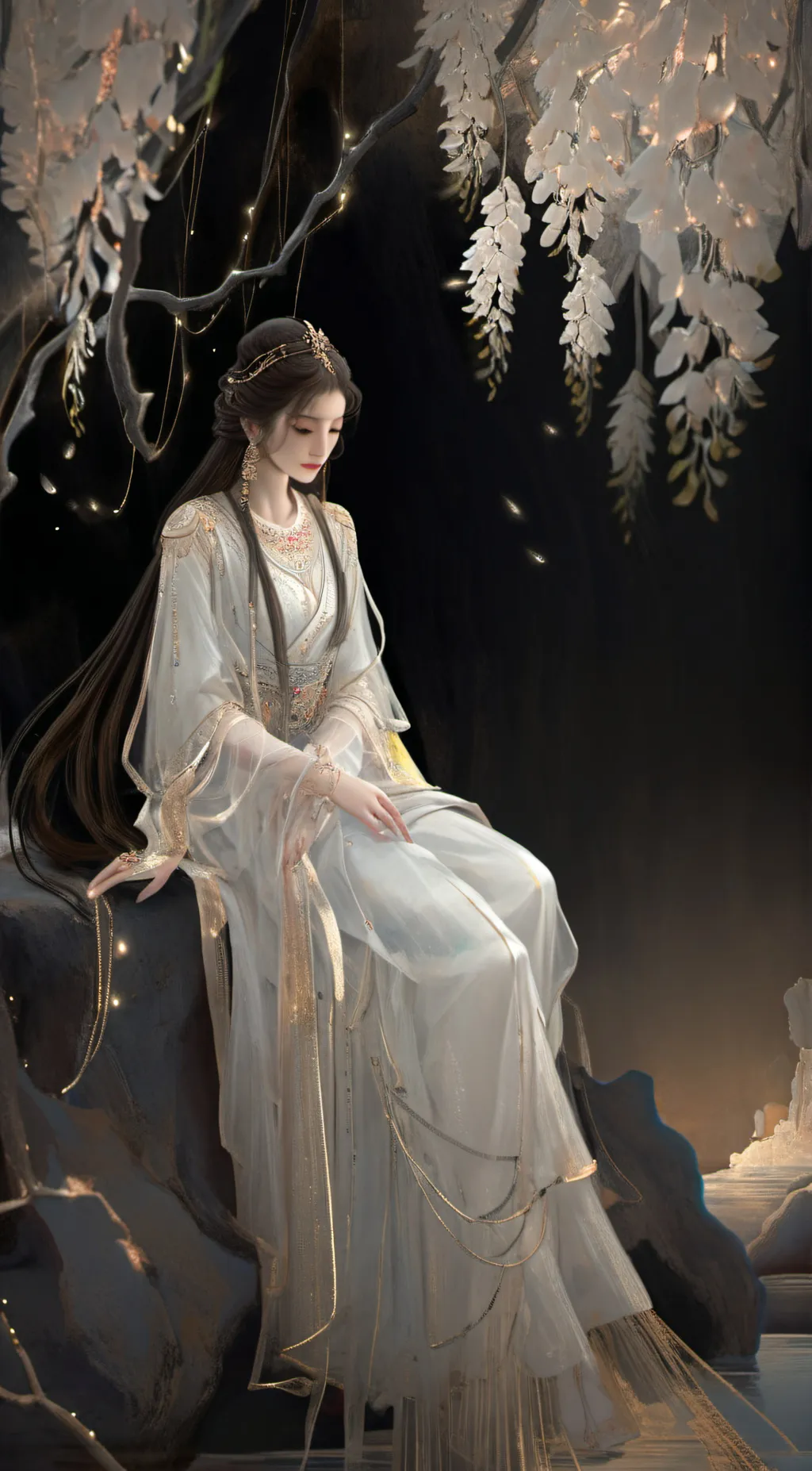 ai character: selena background