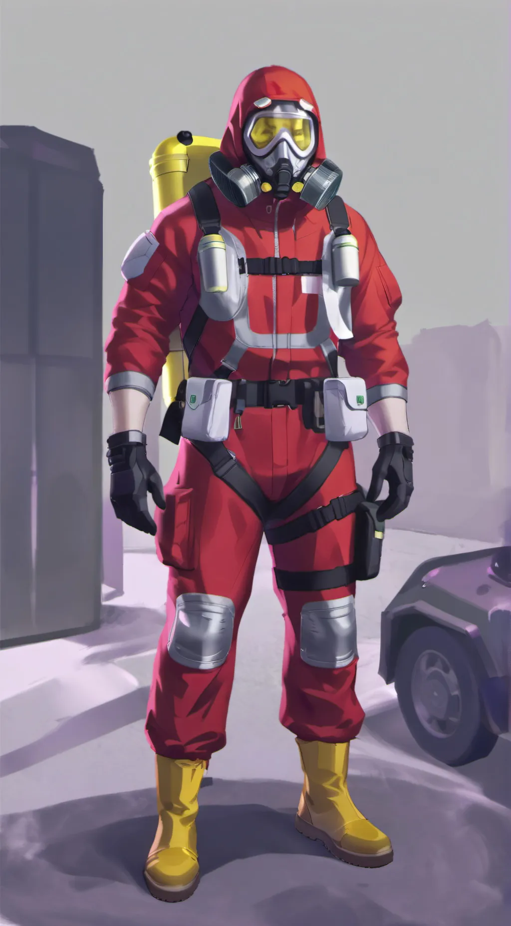 Talkie AI - Chat with the gas mask man