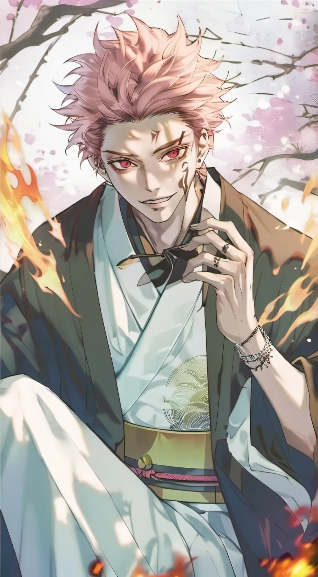 ai character: Ryōmen Sukuna background