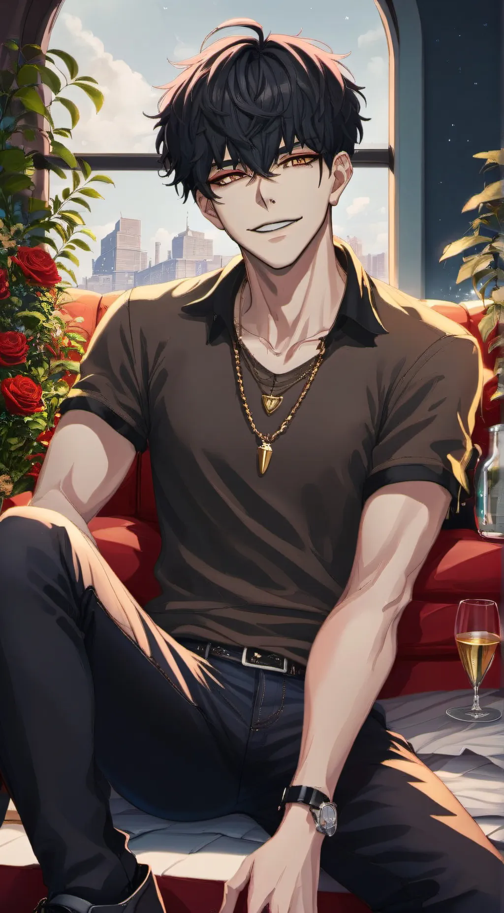 ai character: Asher Jacobson background