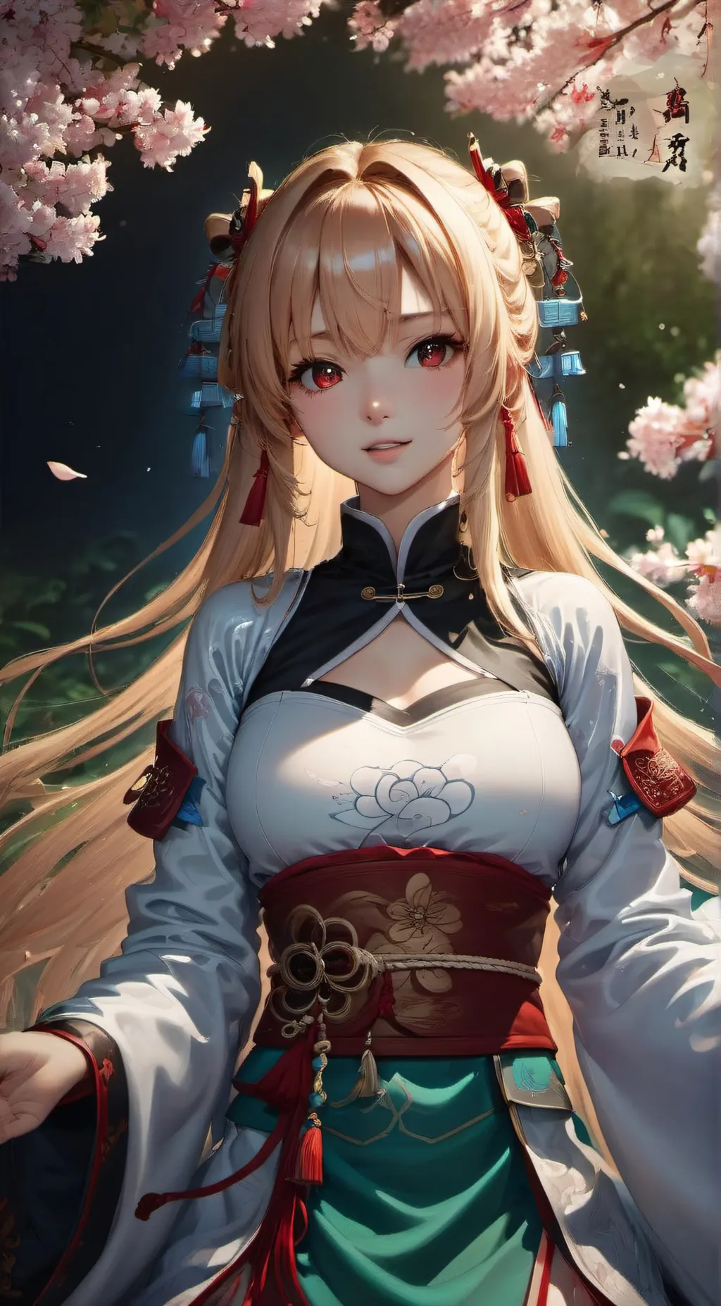 ai character: 额 background