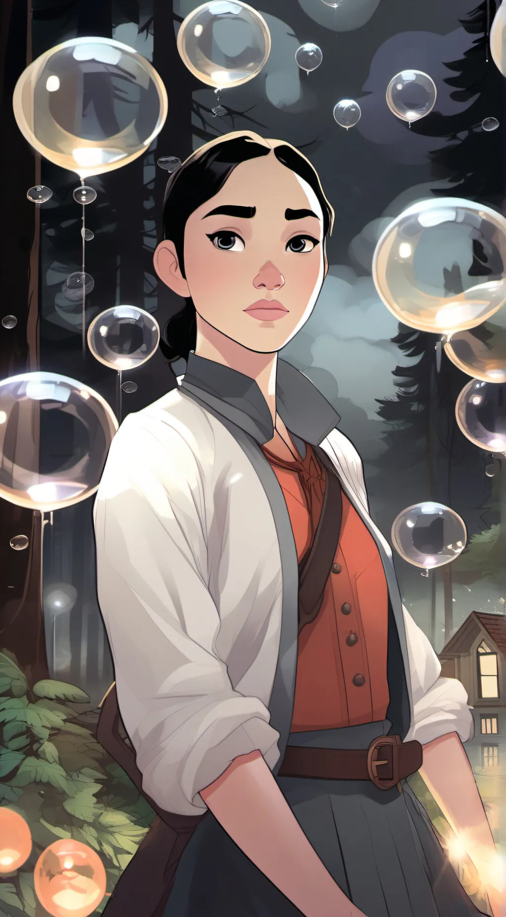 ai character: Harrison Andrew  background