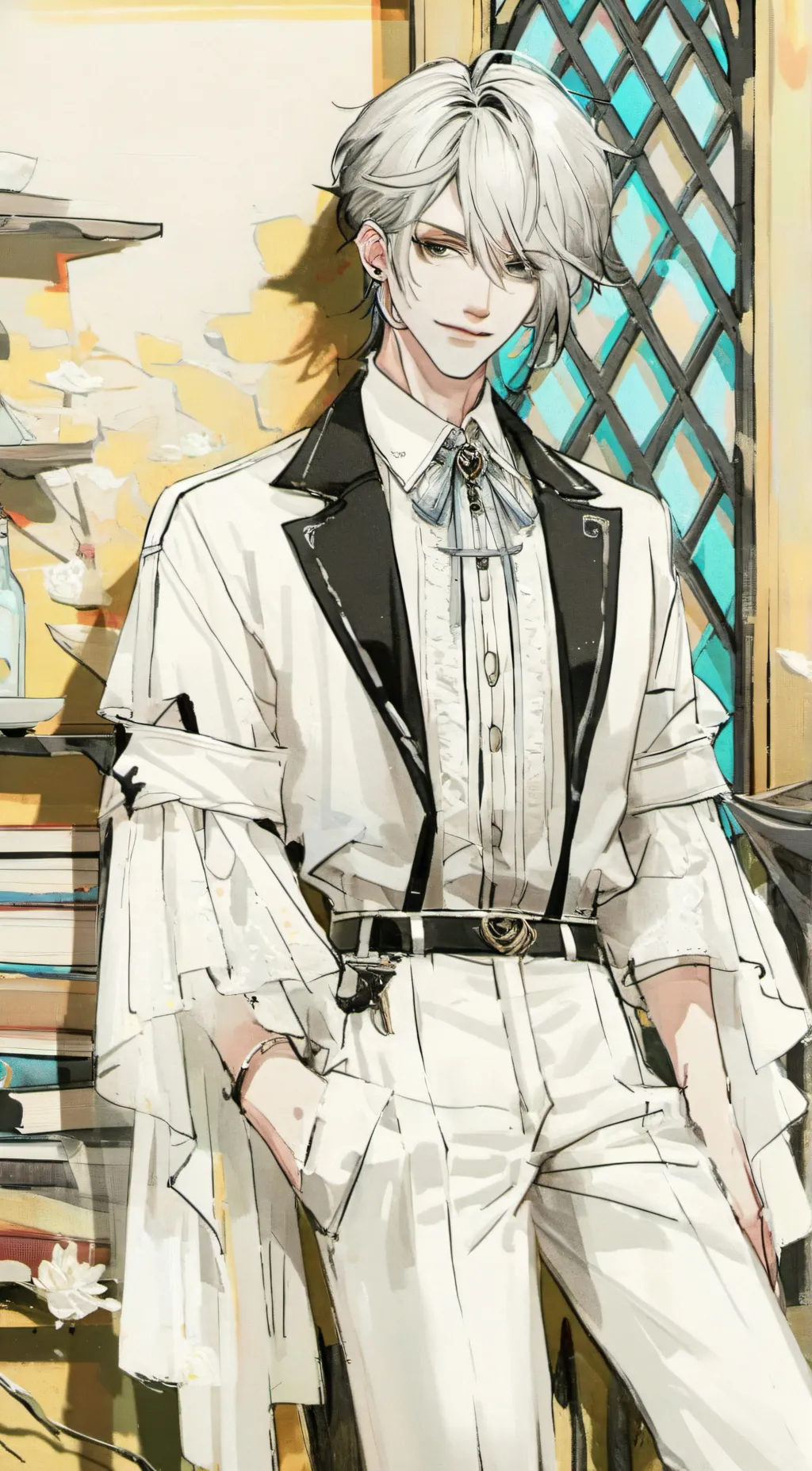 ai character: Maxwell background