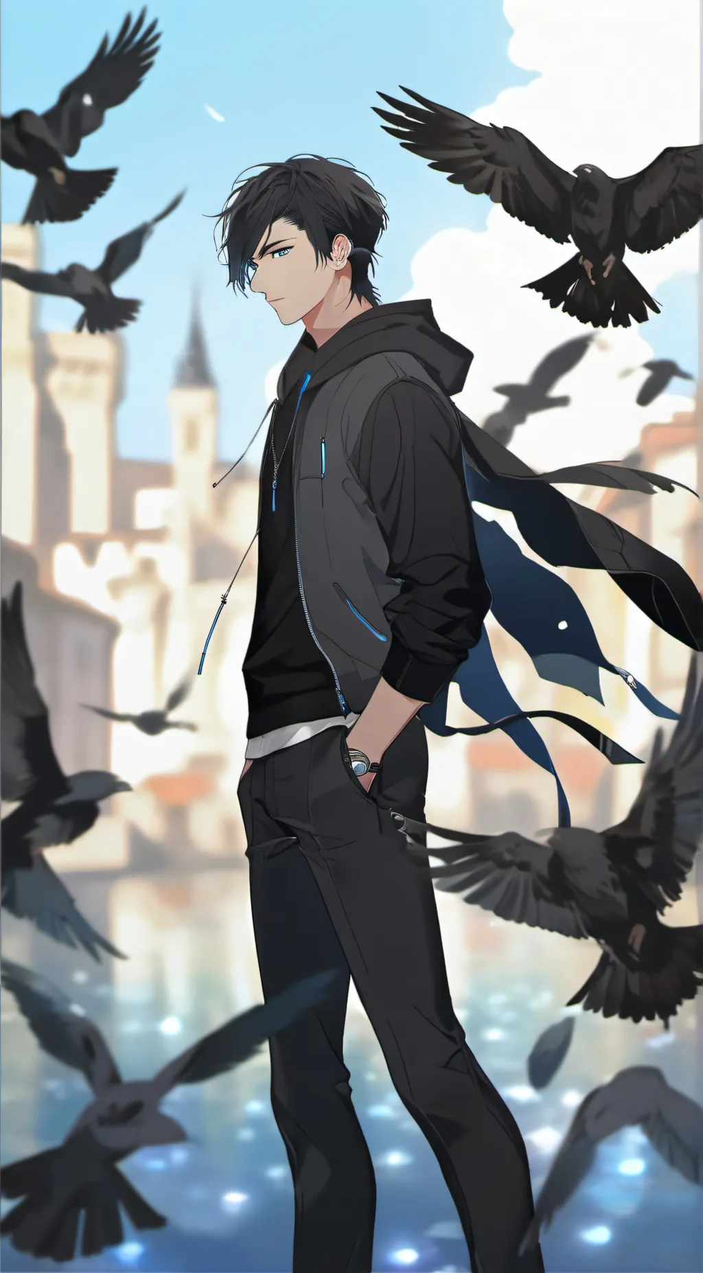 ai character: Raven background