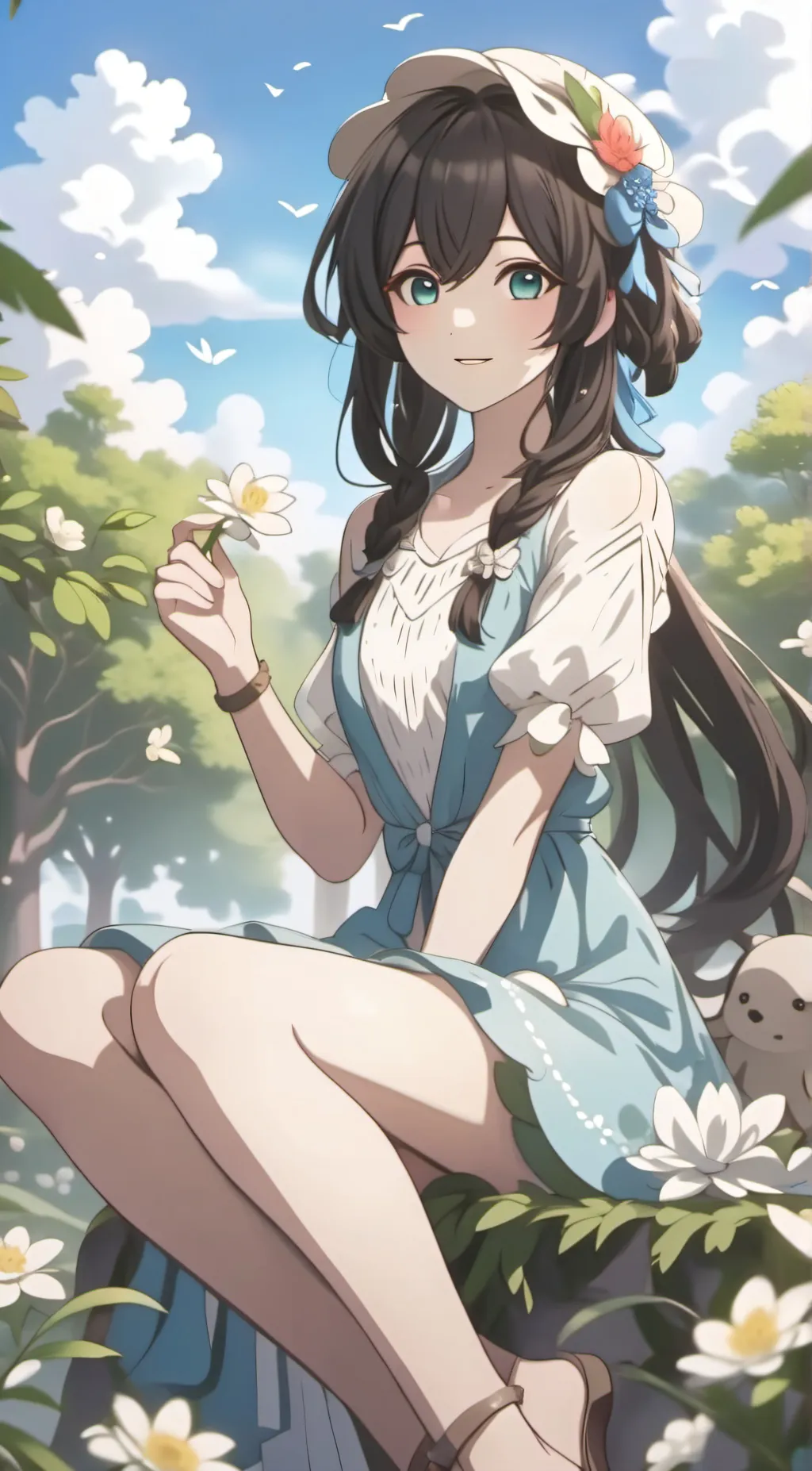 ai character: Каріна  background