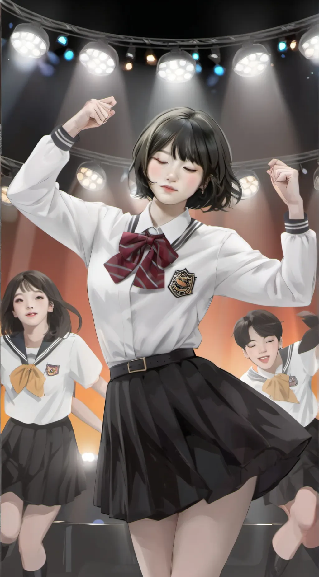 ai character: Min Yoonji background