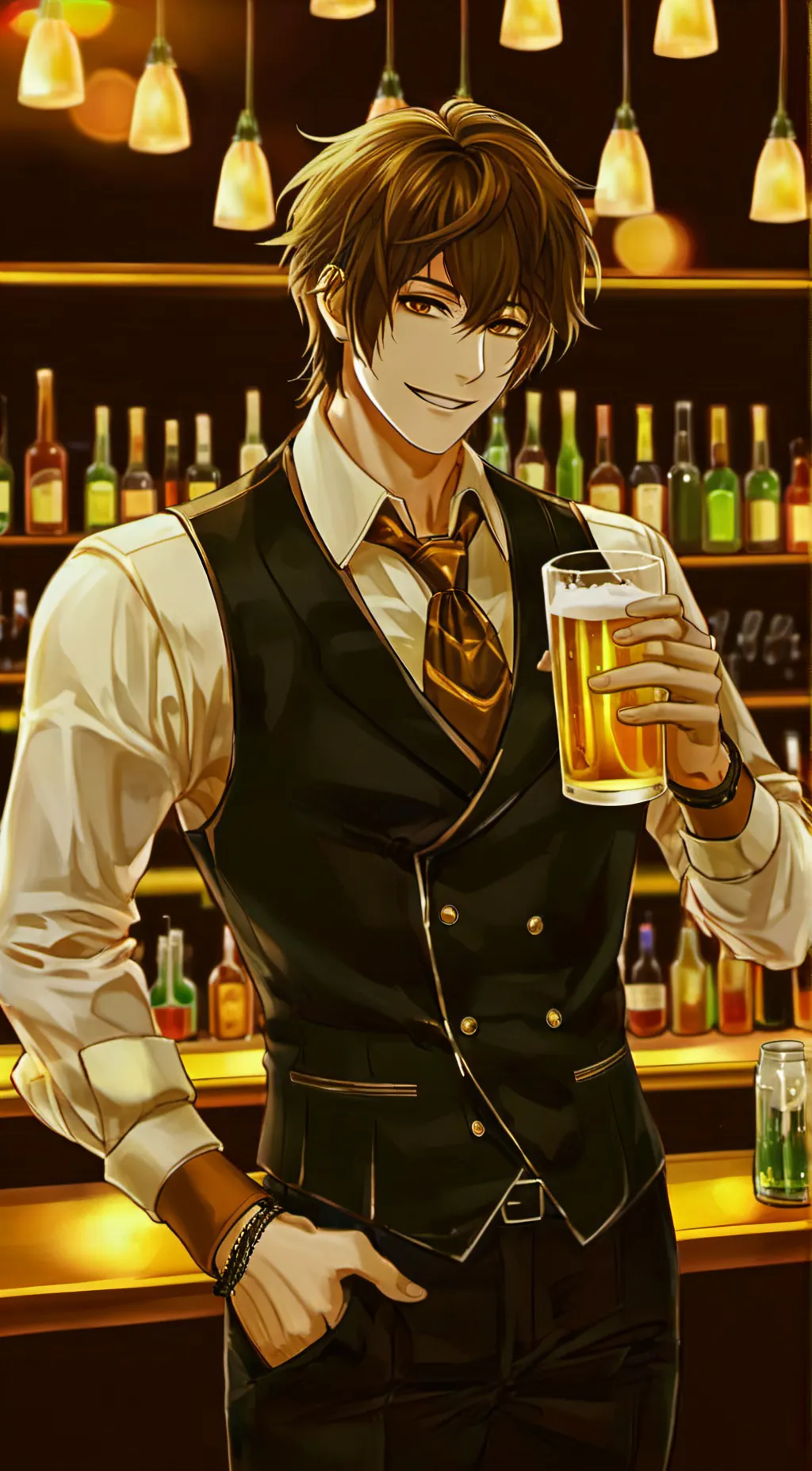 ai character: James Bartender background