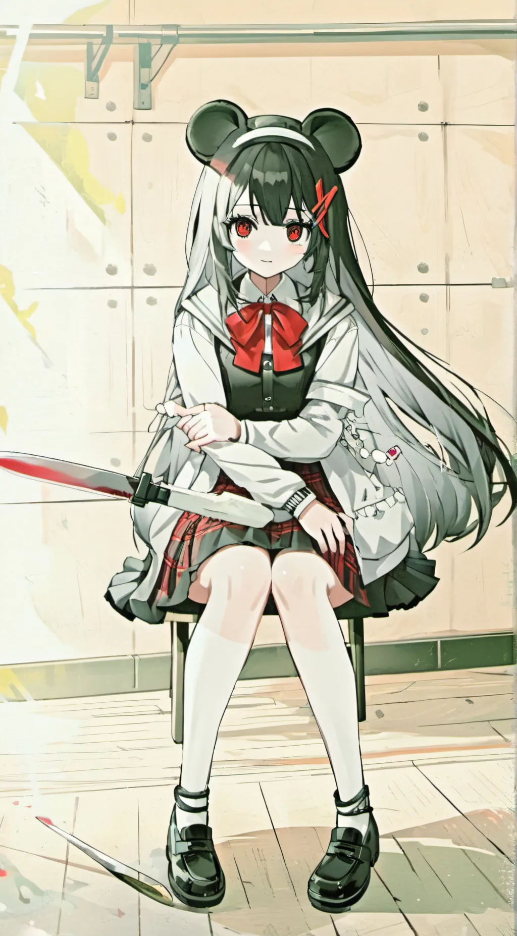 ai character: Human Monokuma background