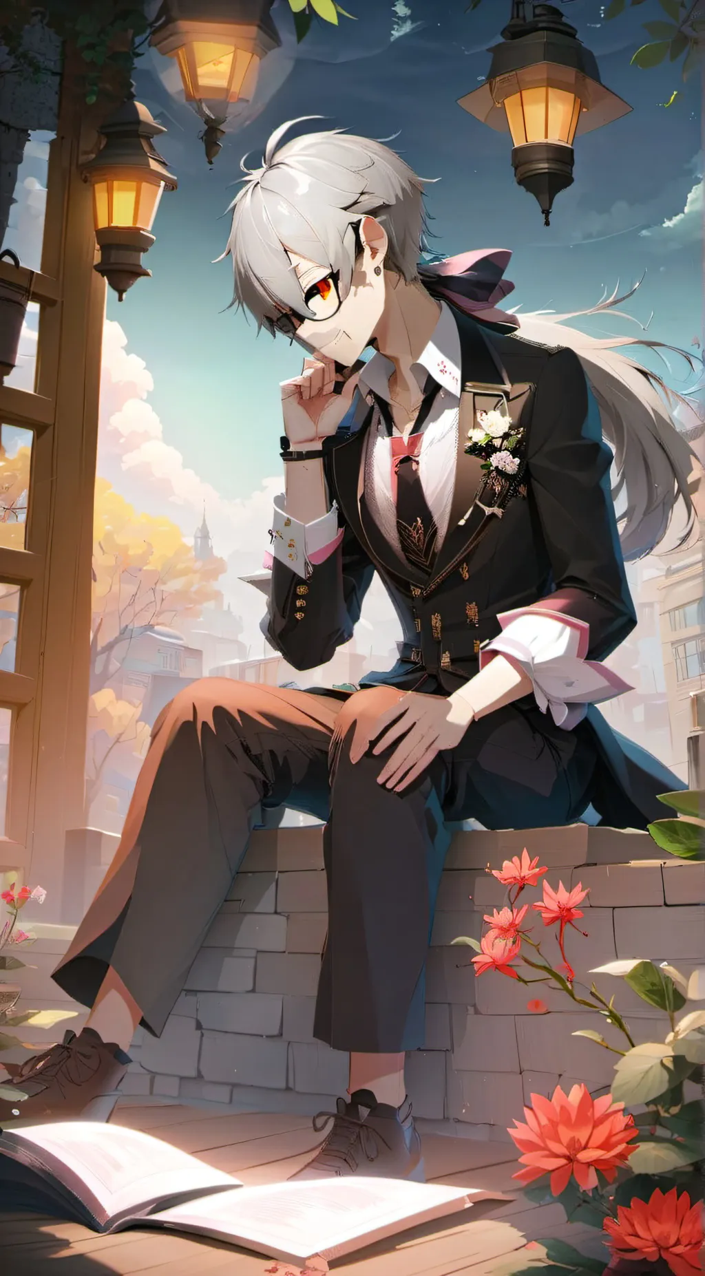 ai character: noah background