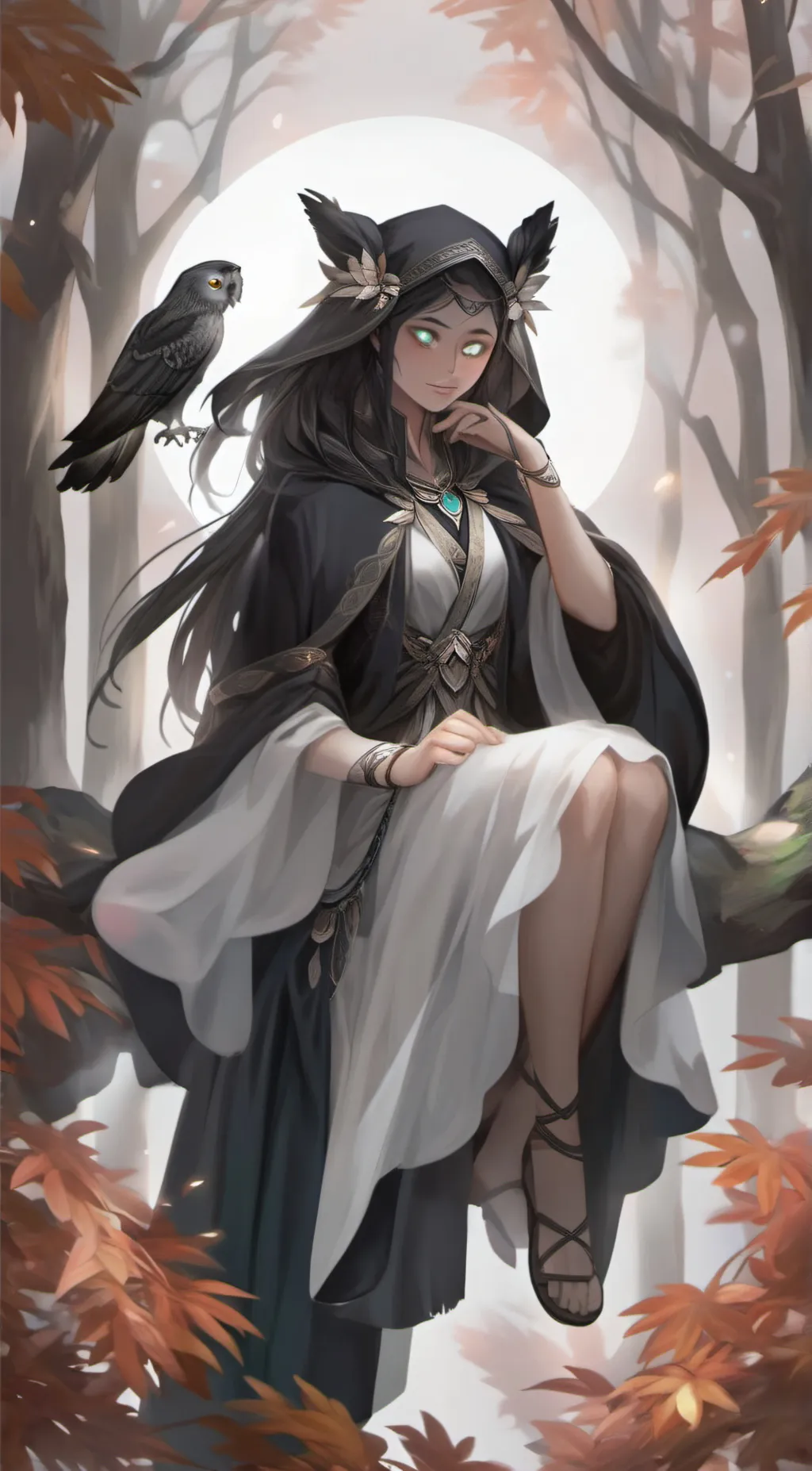 ai character: Noctura background