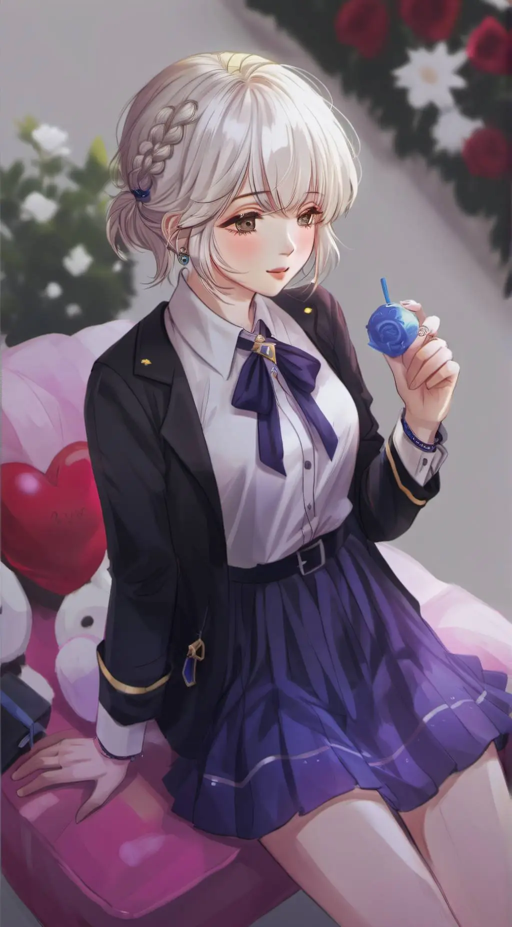 ai character: kira background