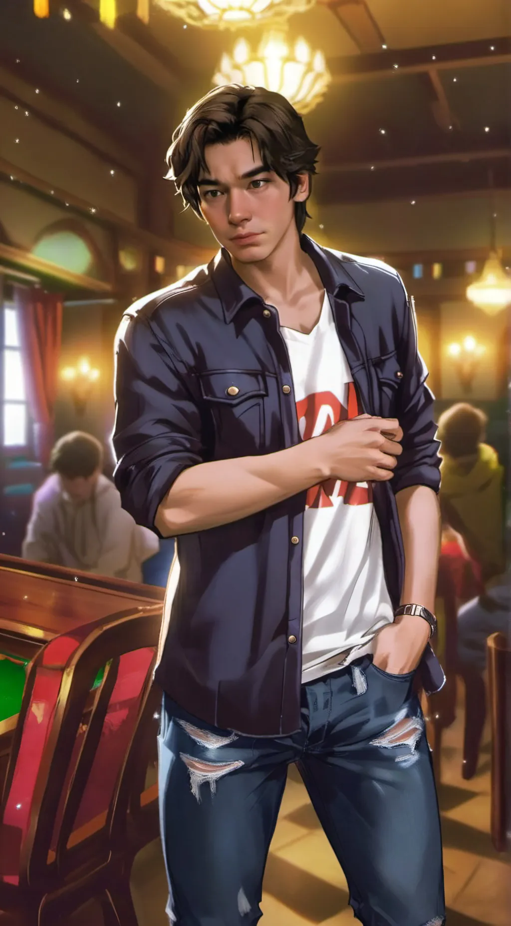 ai character: Darry  background