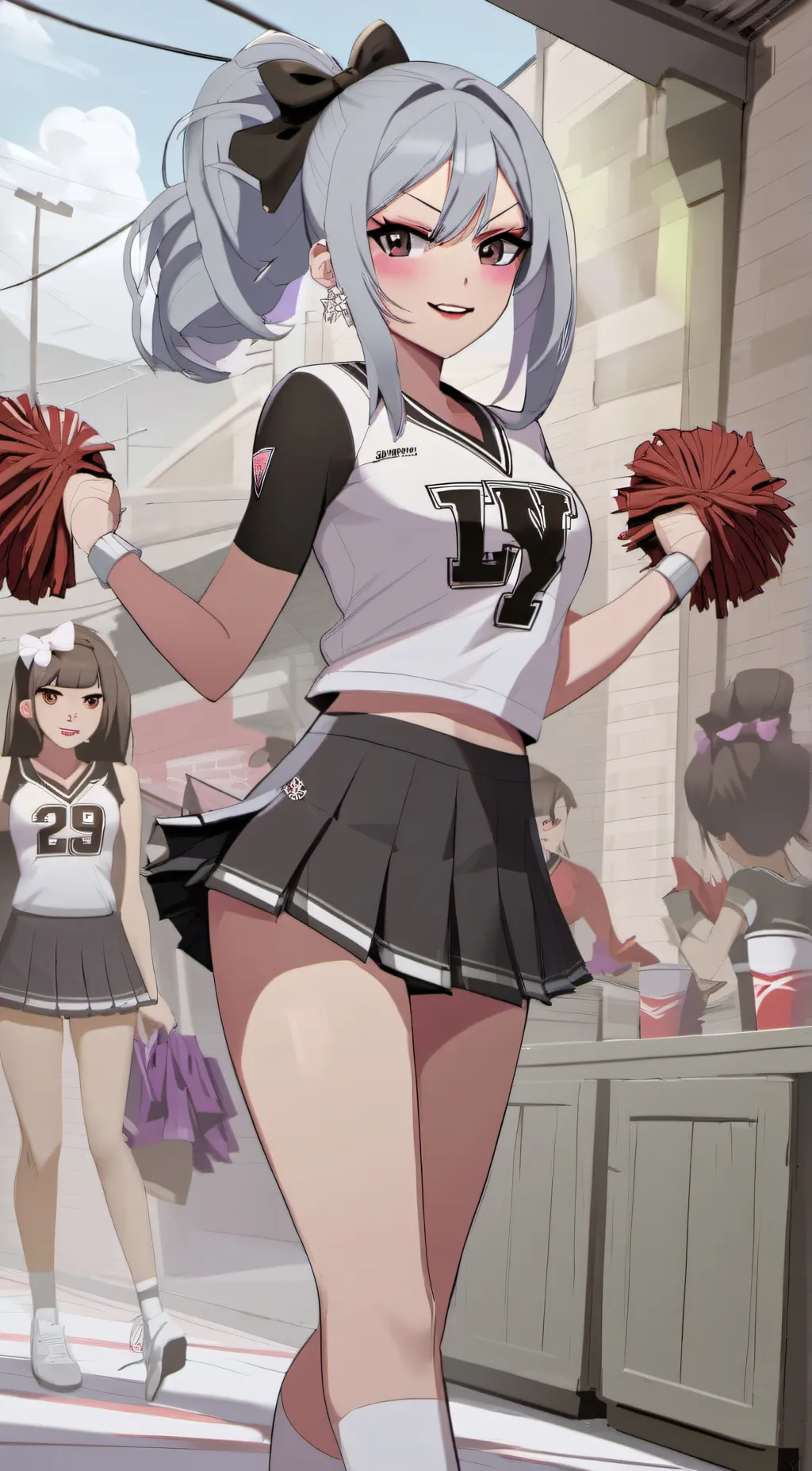 ai character: popular couple background