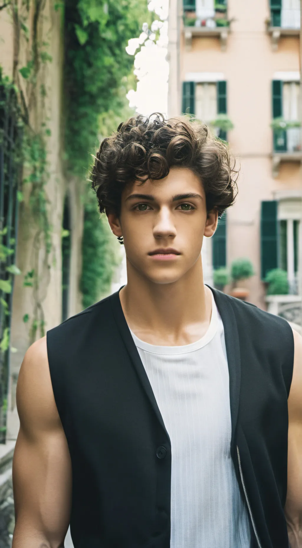 ai character: Christian   background