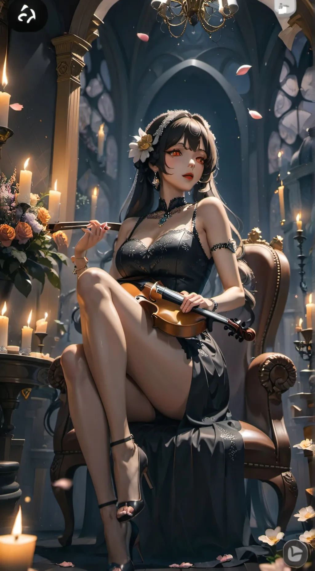 ai character: Luna background