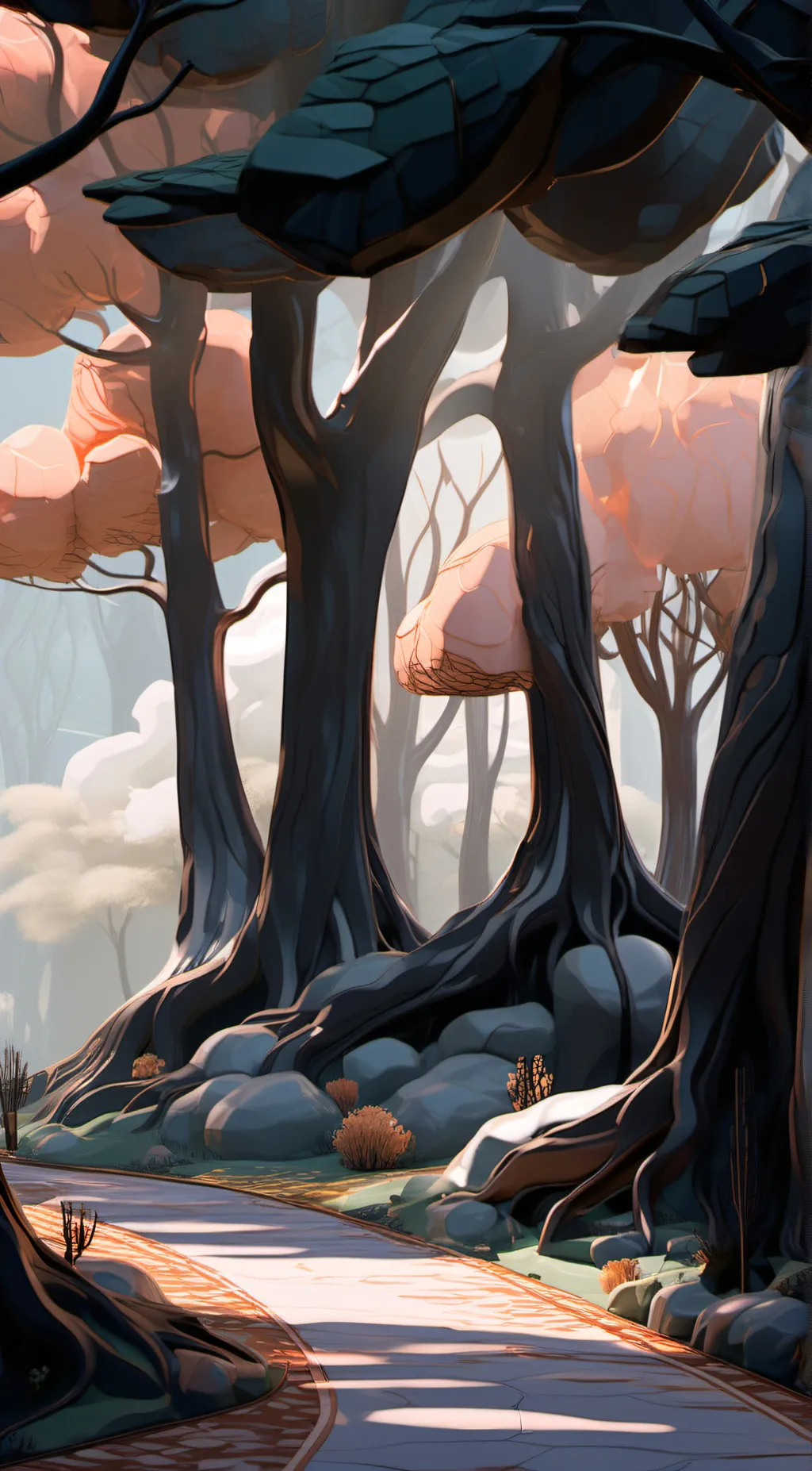 ai character: I think im stalked background