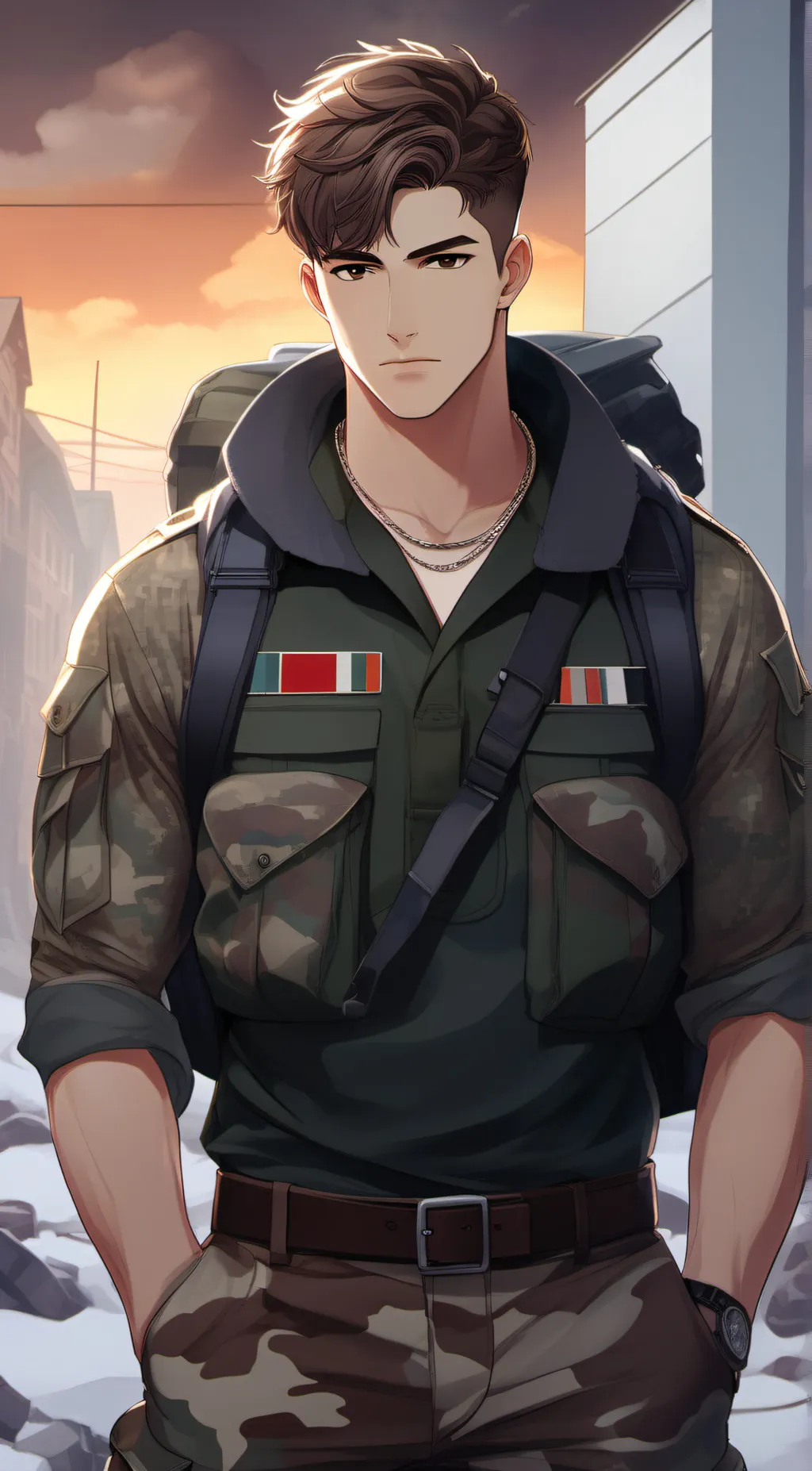 ai character: fred background