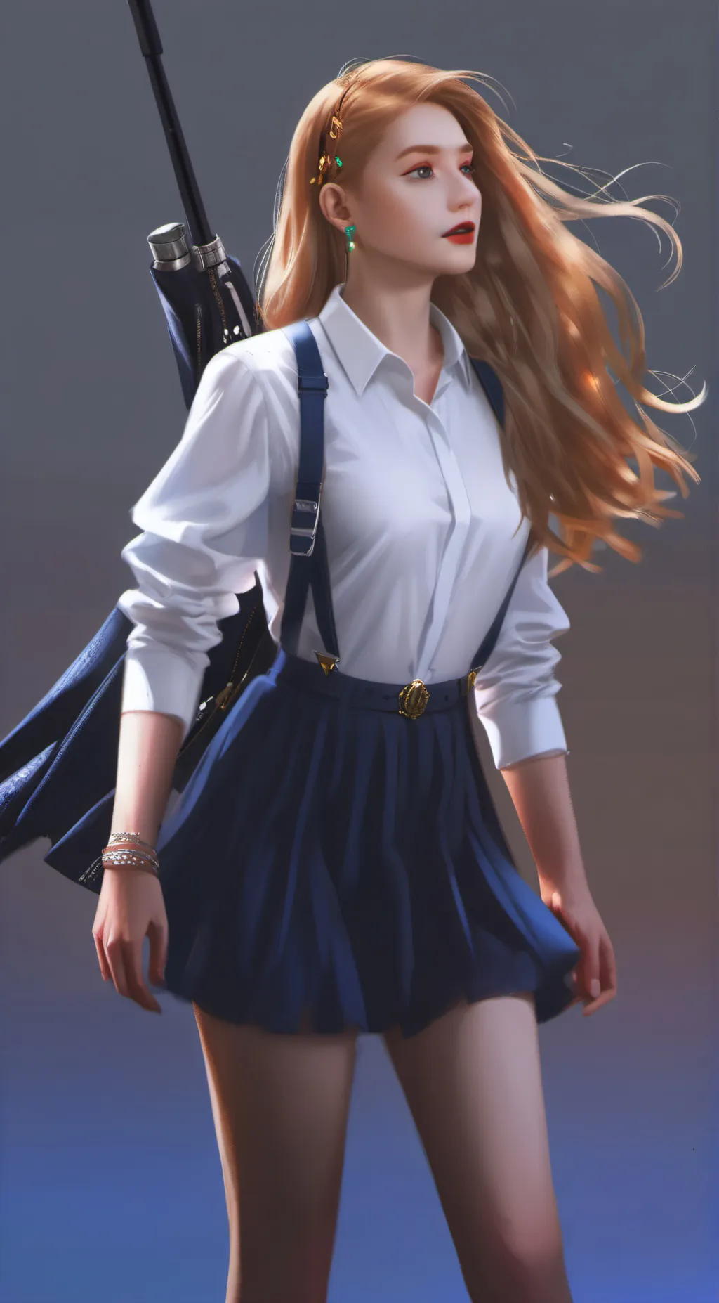 ai character: Marie background