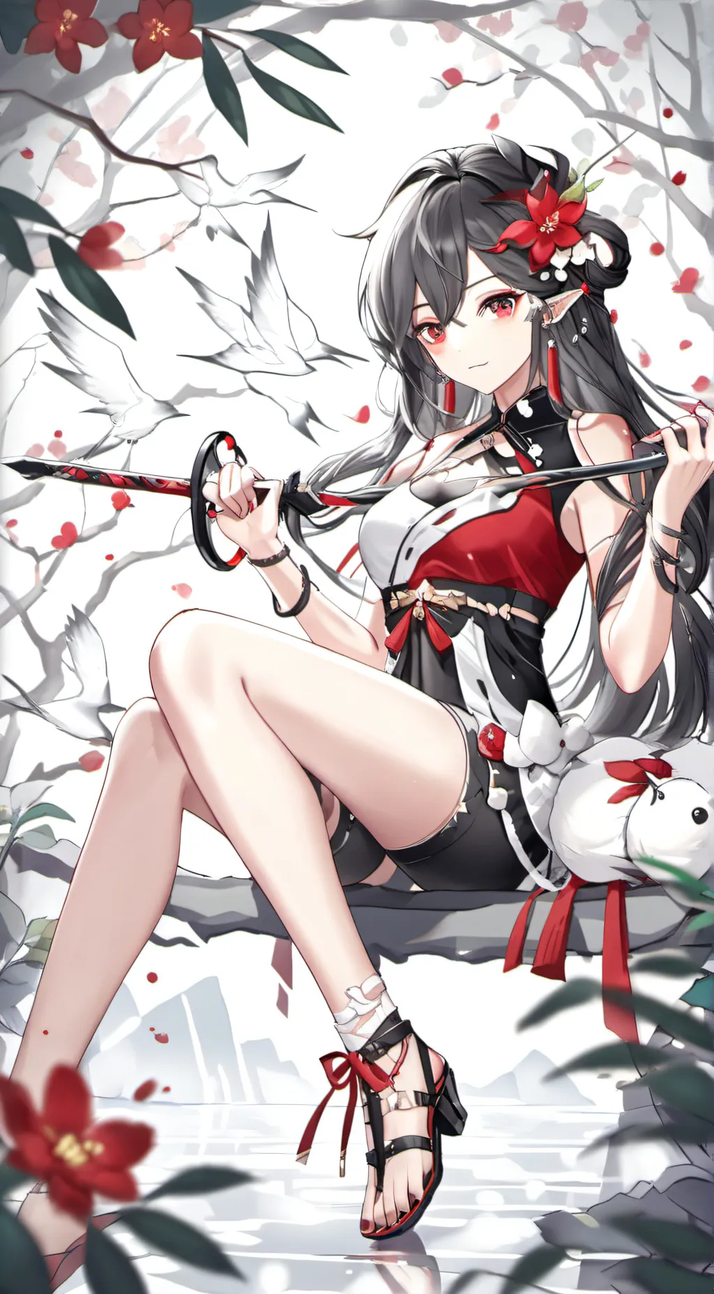 ai character: Hunter and mom background